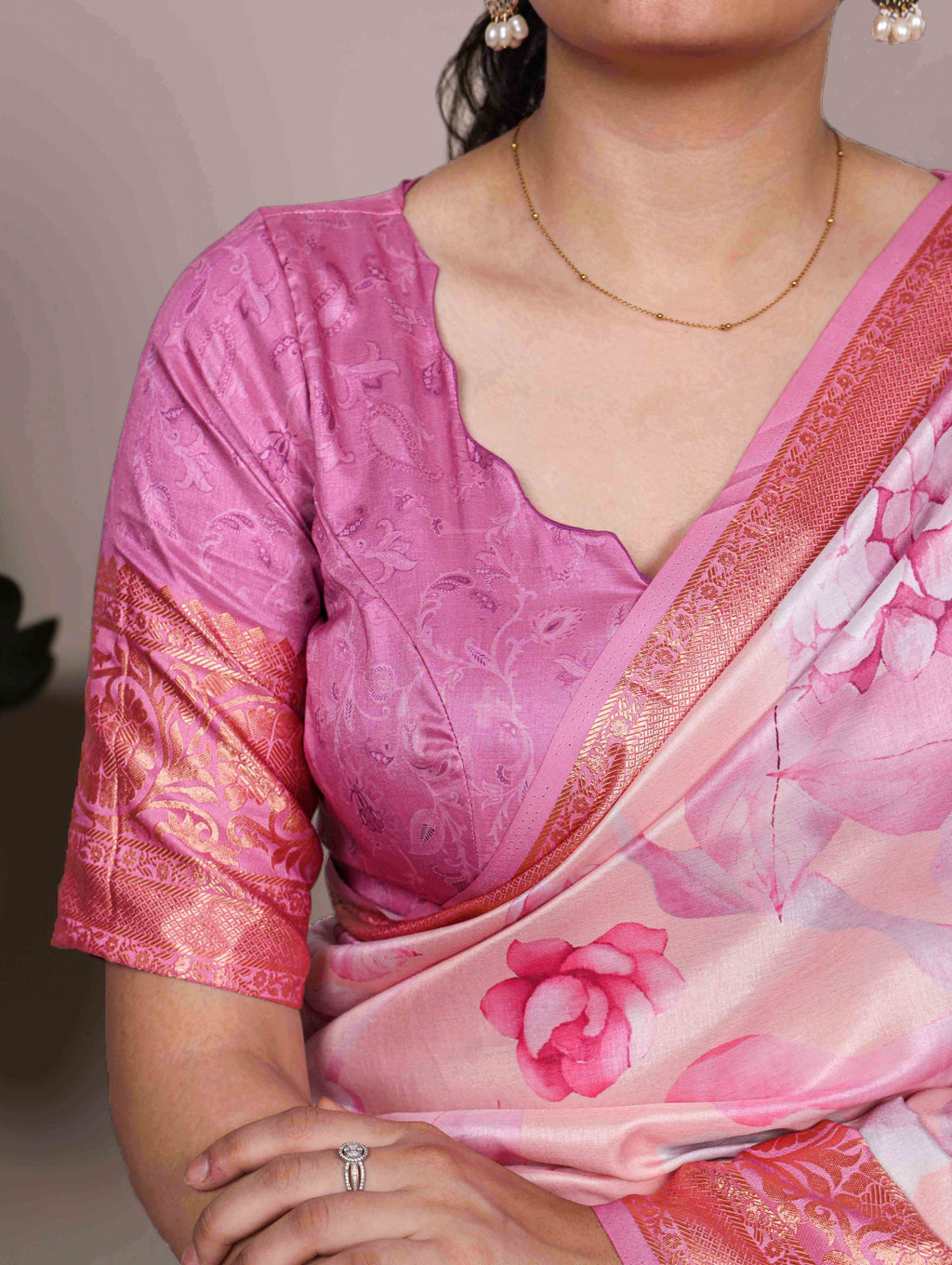 Tussar Silk Printed Saree