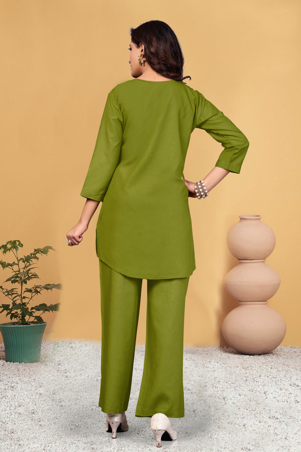 Viscose Rayon Co-ord Set For Women