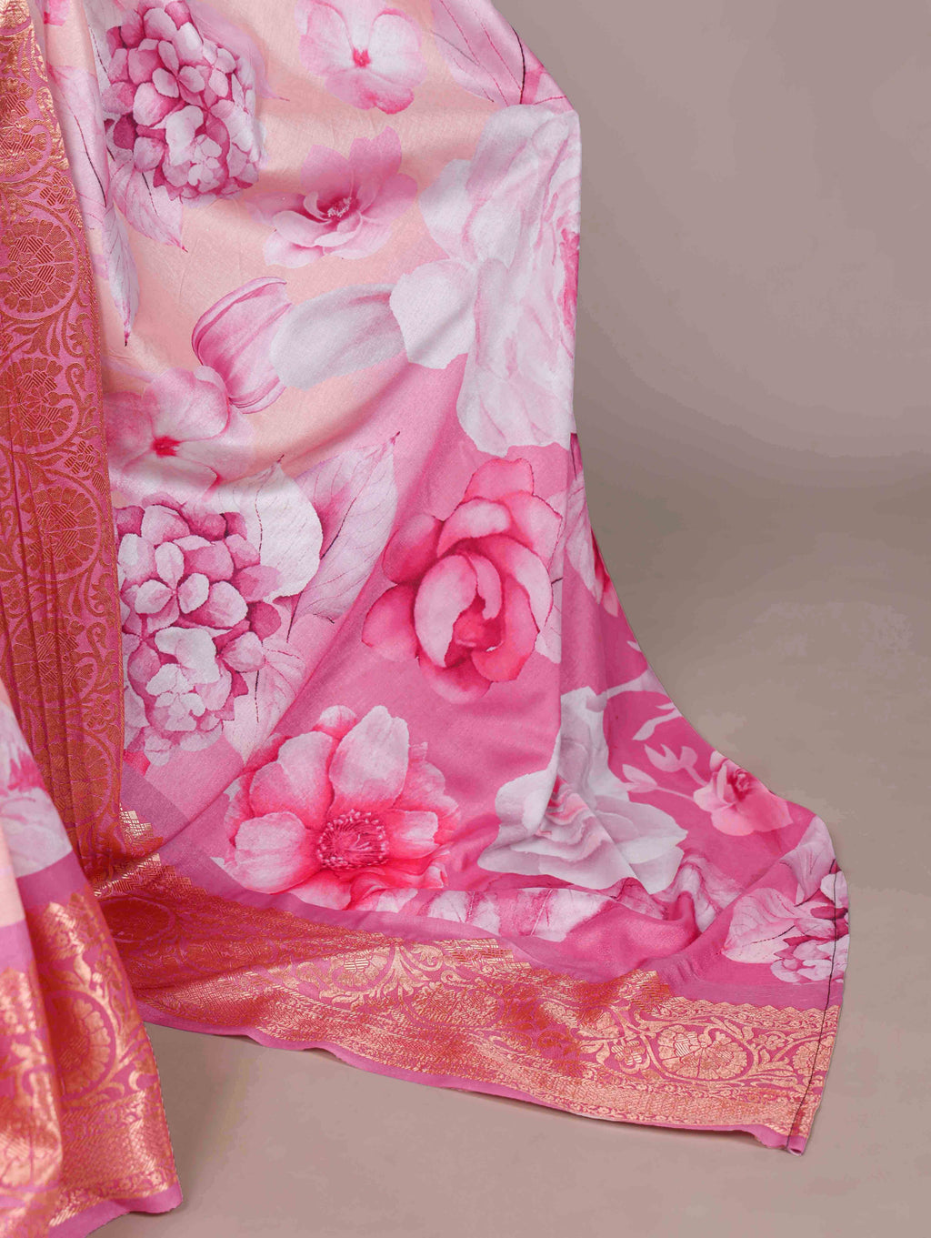 Tussar Silk Printed Saree