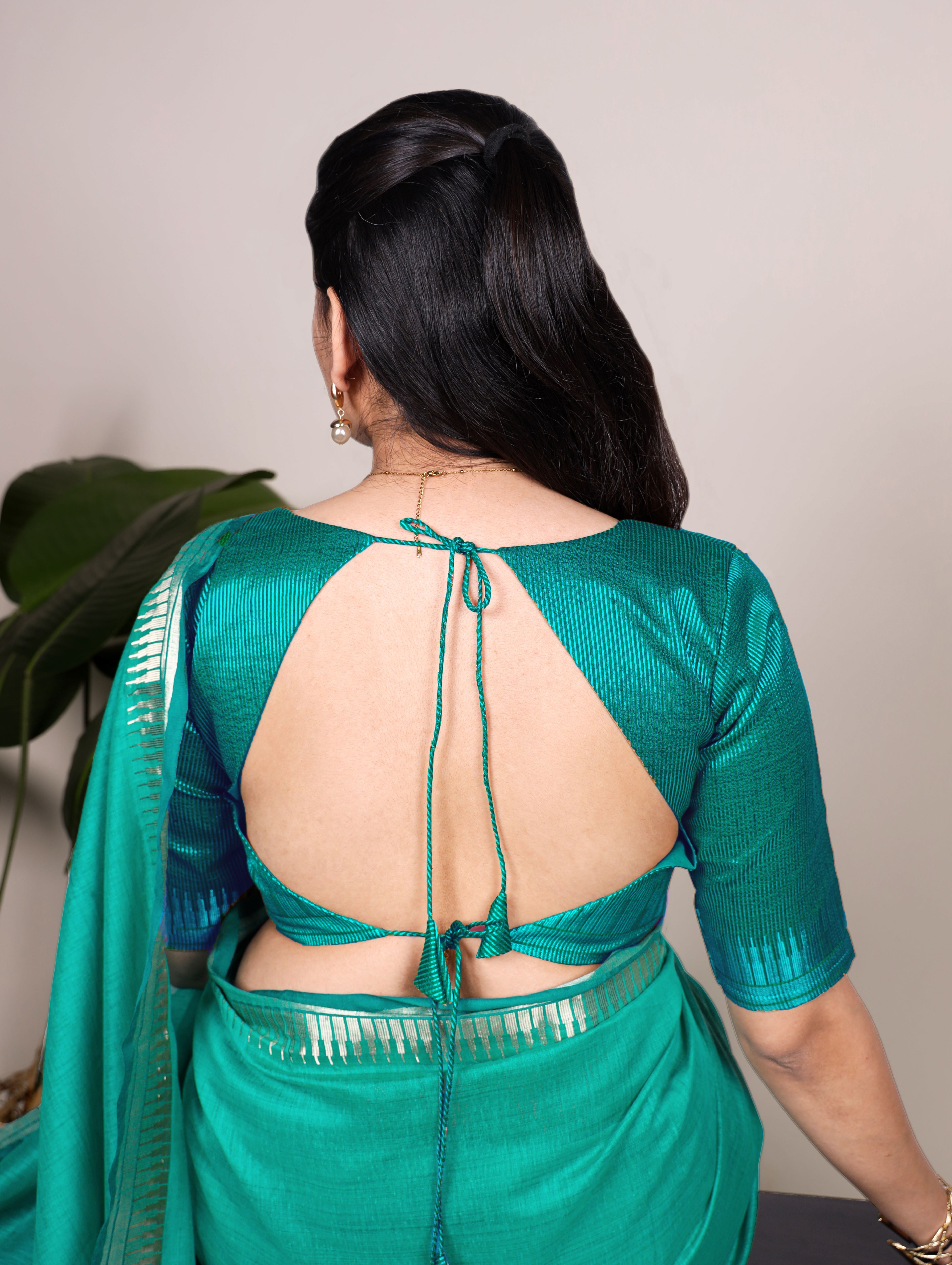 Cotton Silk Zari Weaving Saree