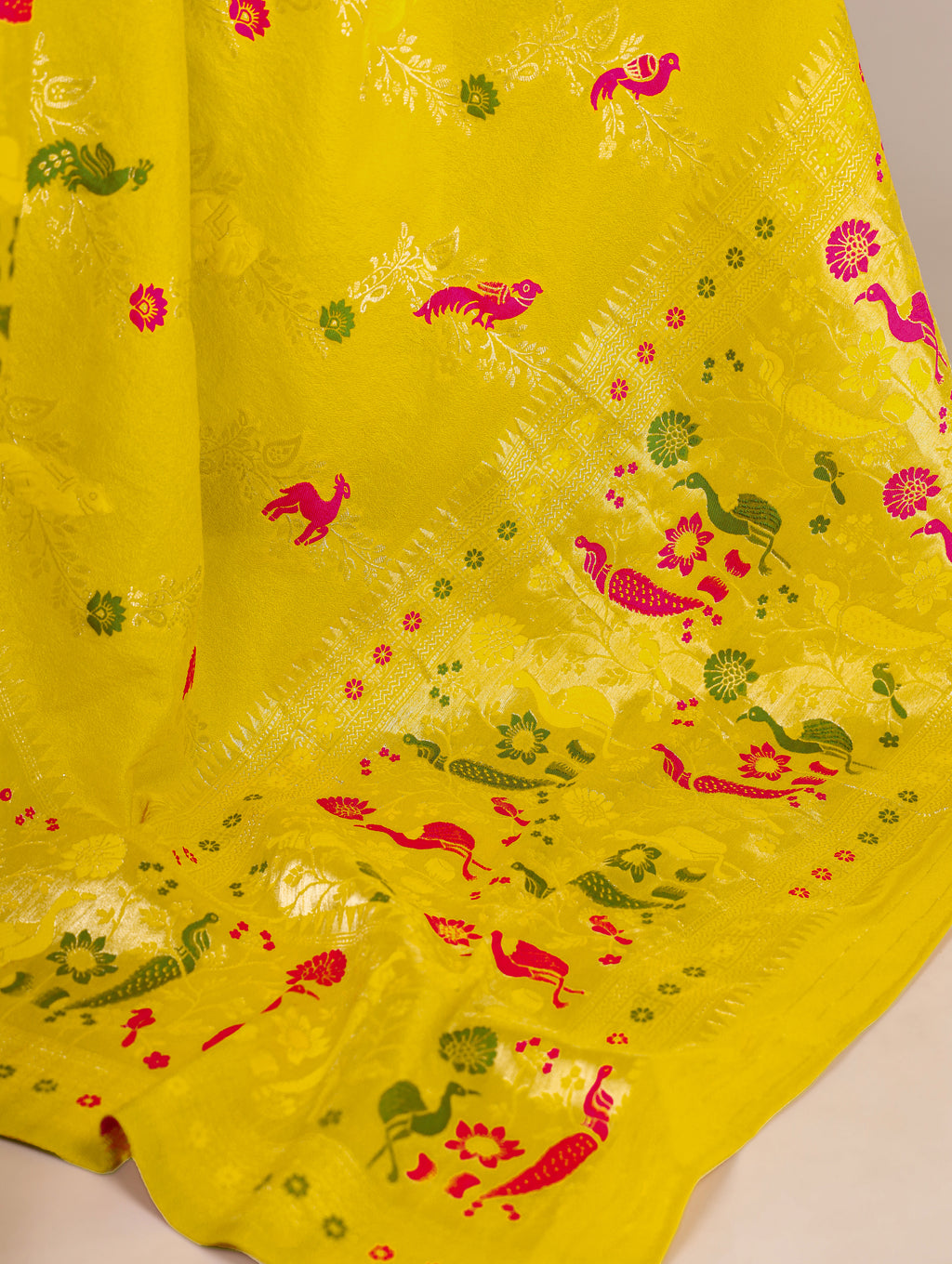 Naylon Weaving Work Saree