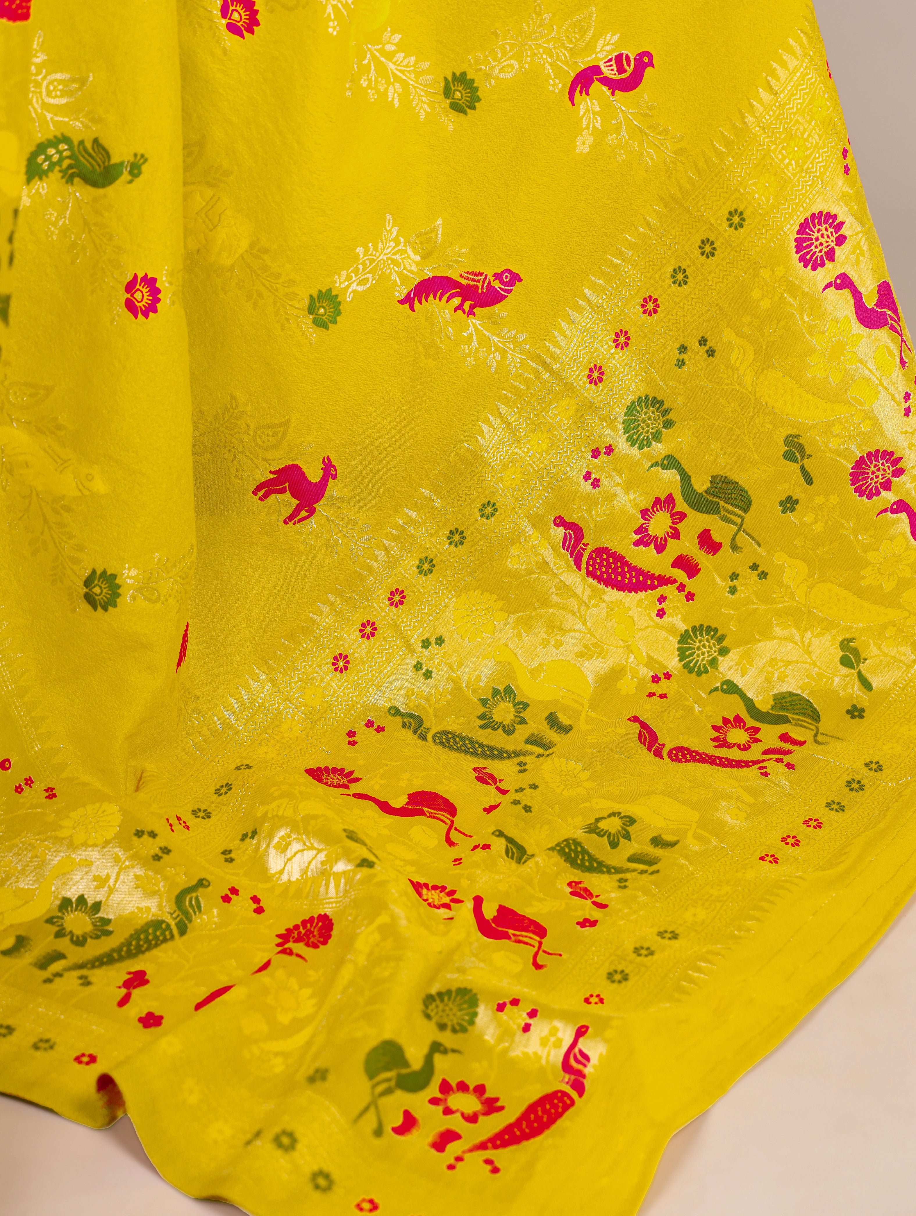 Naylon Weaving Work Saree