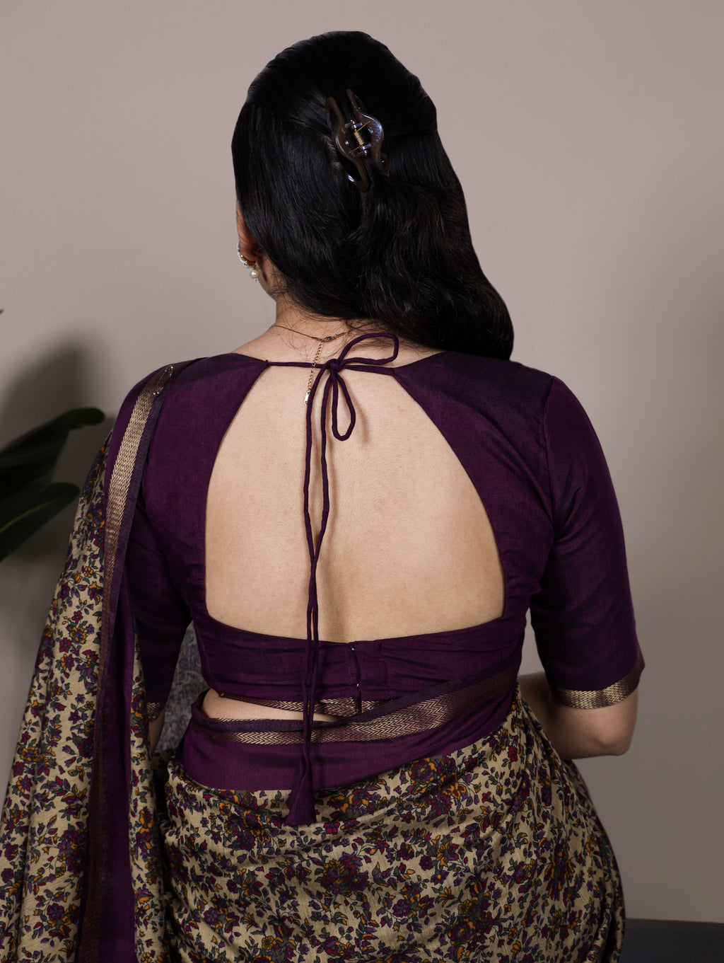 Chanderi Printed Zari Weaving Saree