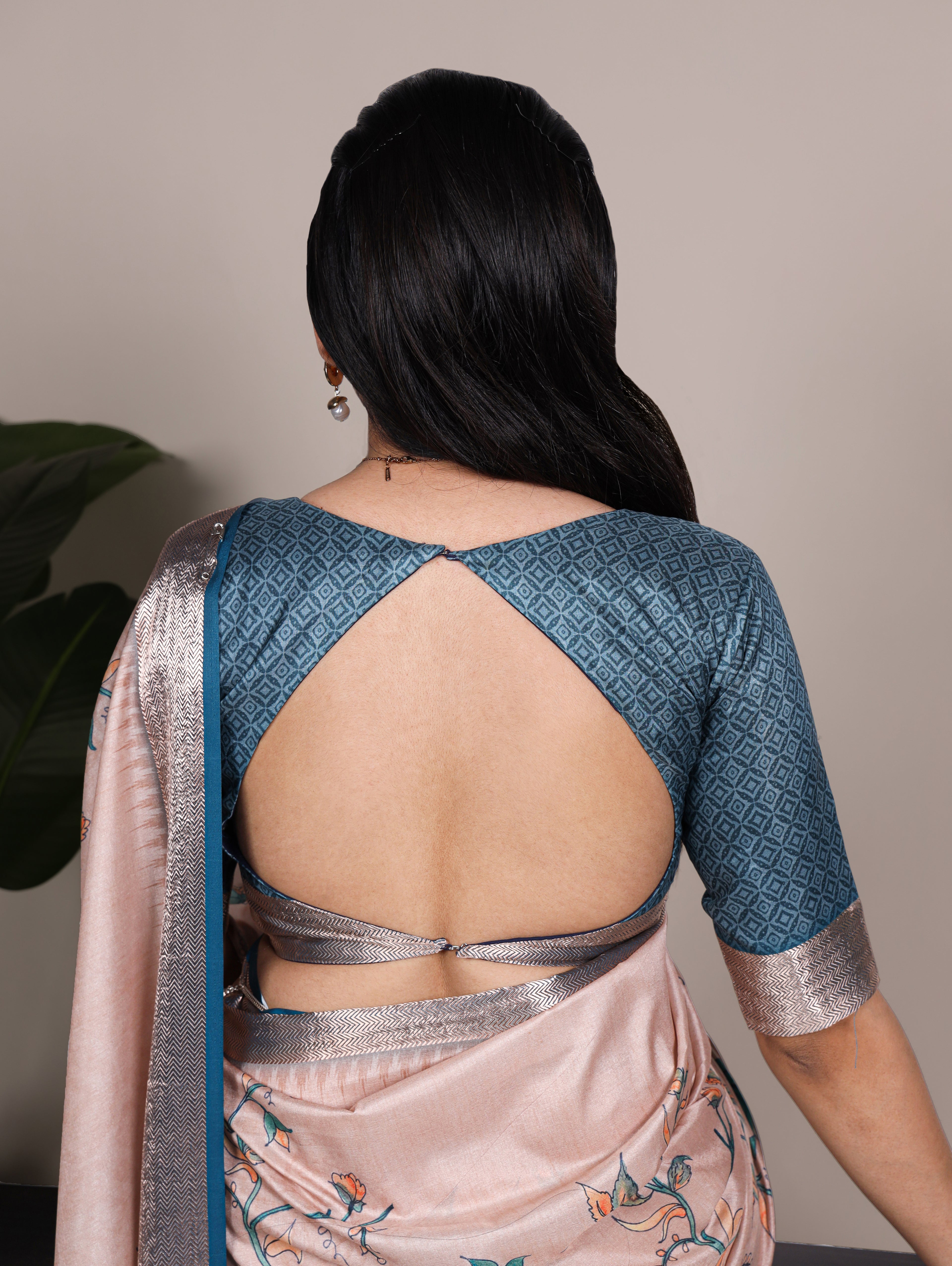 Tussar Silk Printed Saree