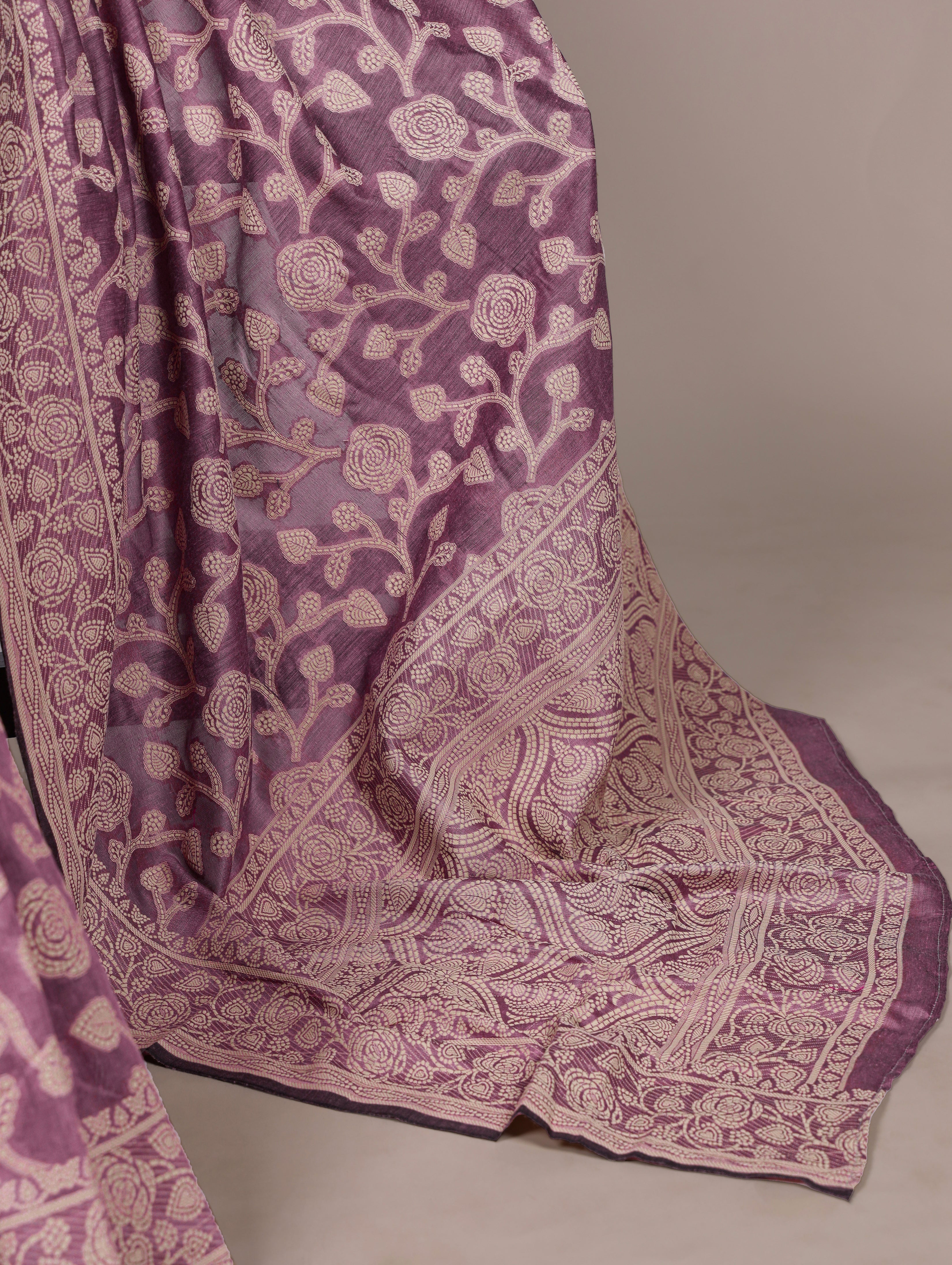 Cotton Silk Floral Printed Saree