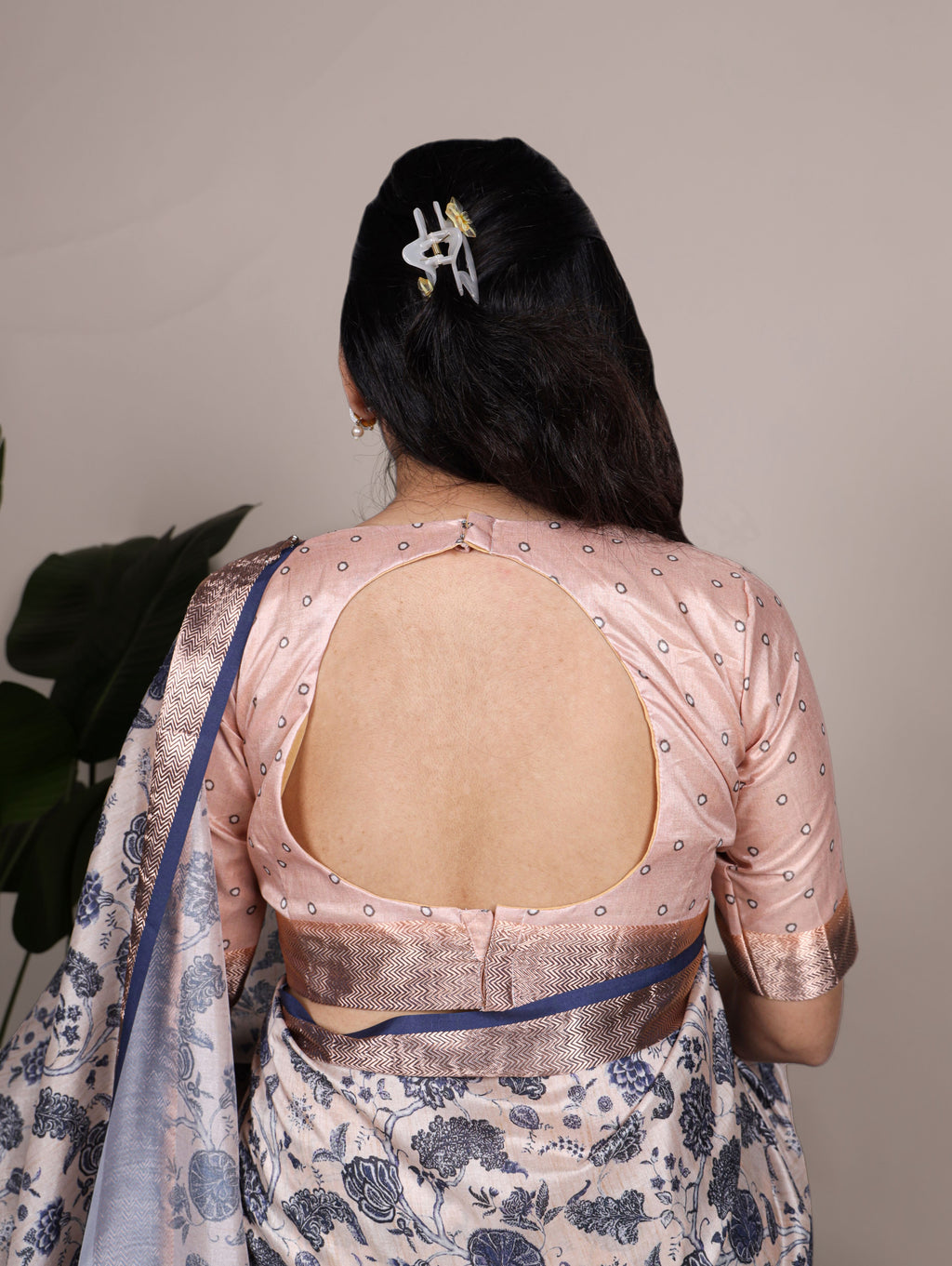 Tussar Silk Printed Saree For Women