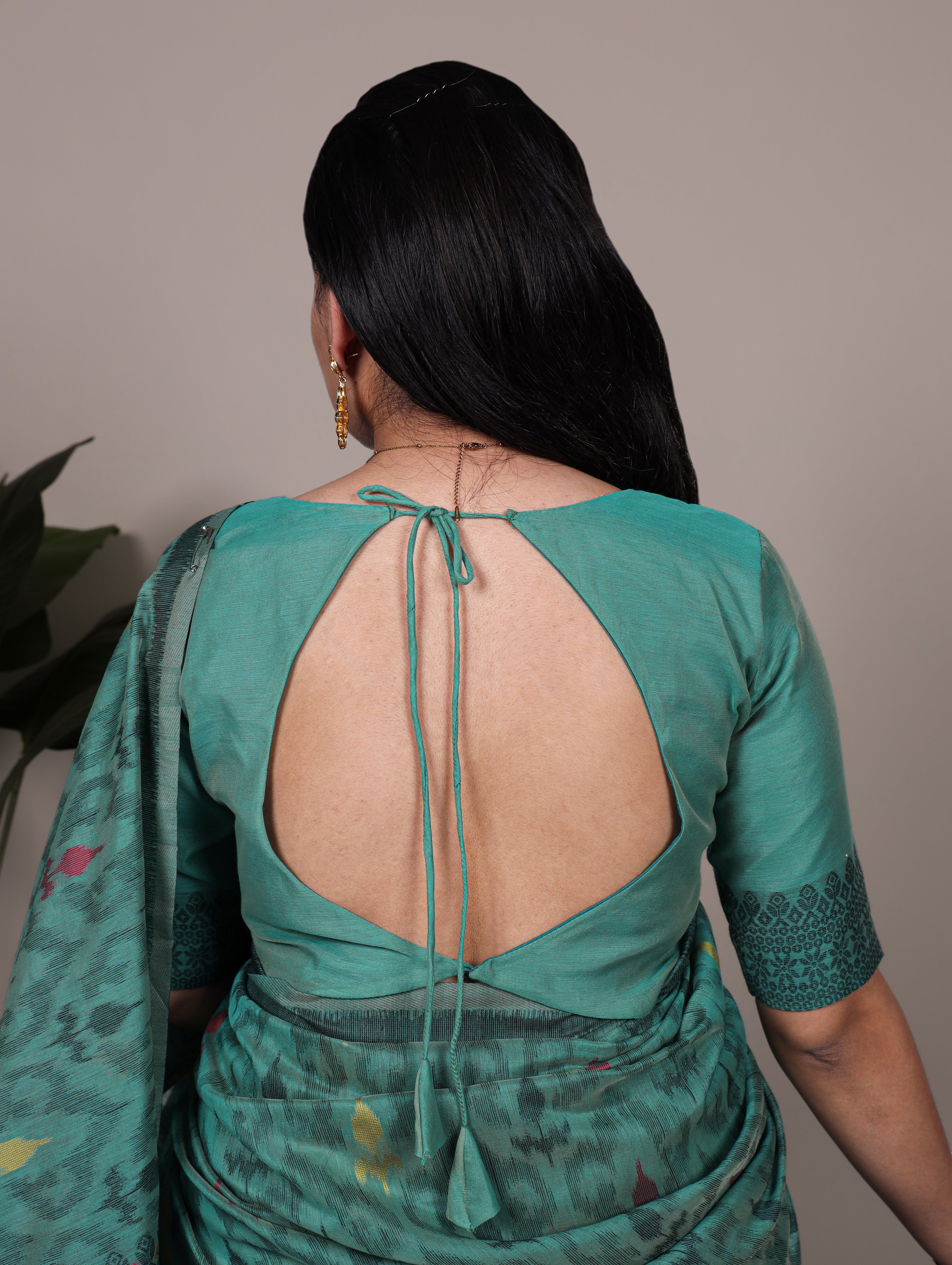 Cotton Thread Weaving Saree