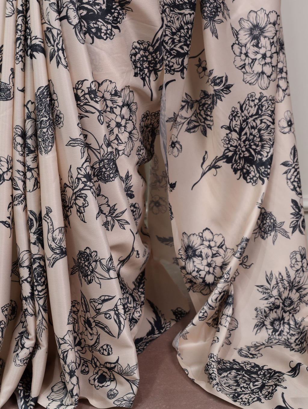 Satin Silk Printed Saree