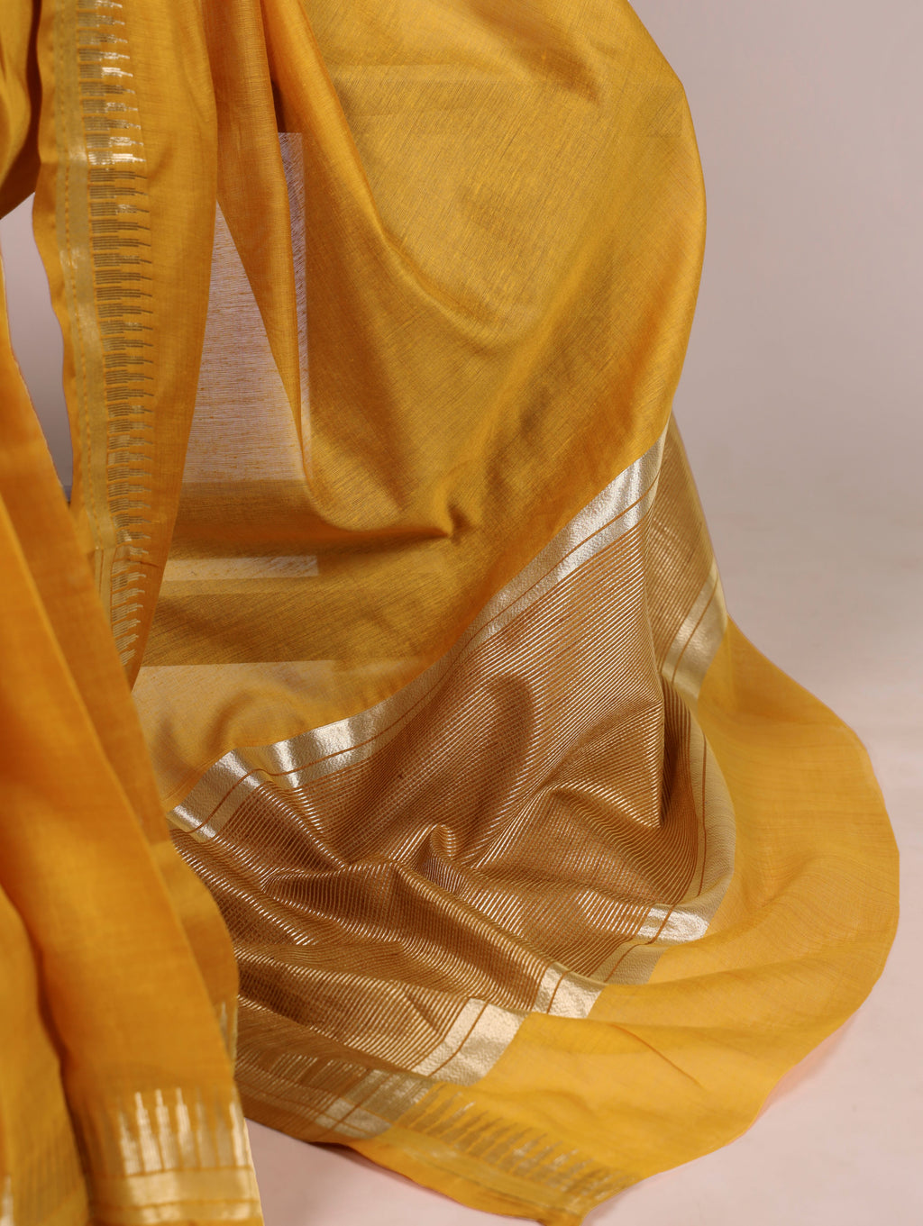 Cotton Silk Zari Weaving Saree