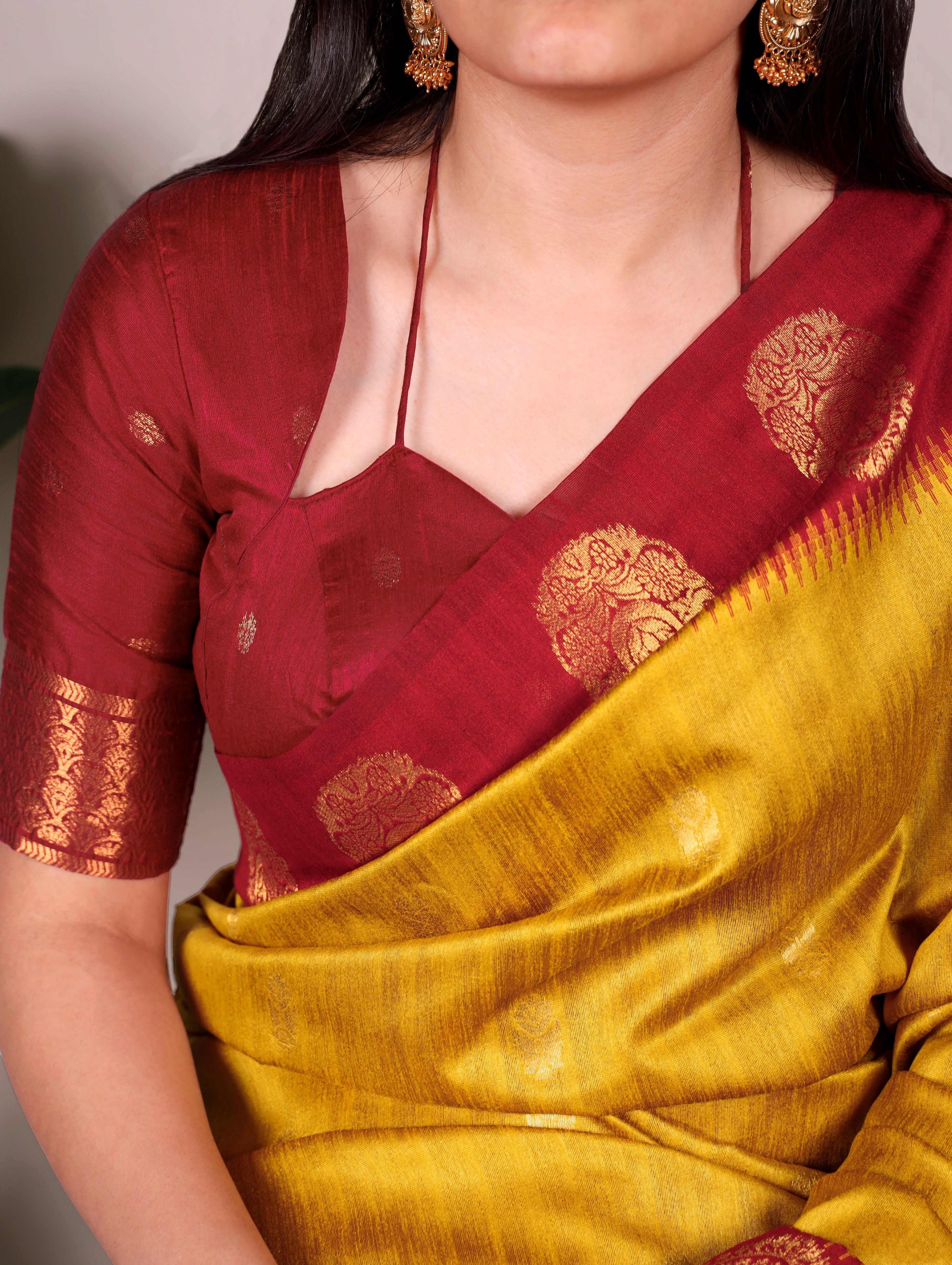 Cotton Zari Weaving Saree