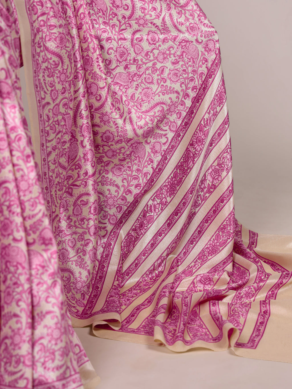 Tussar Silk Printed Saree