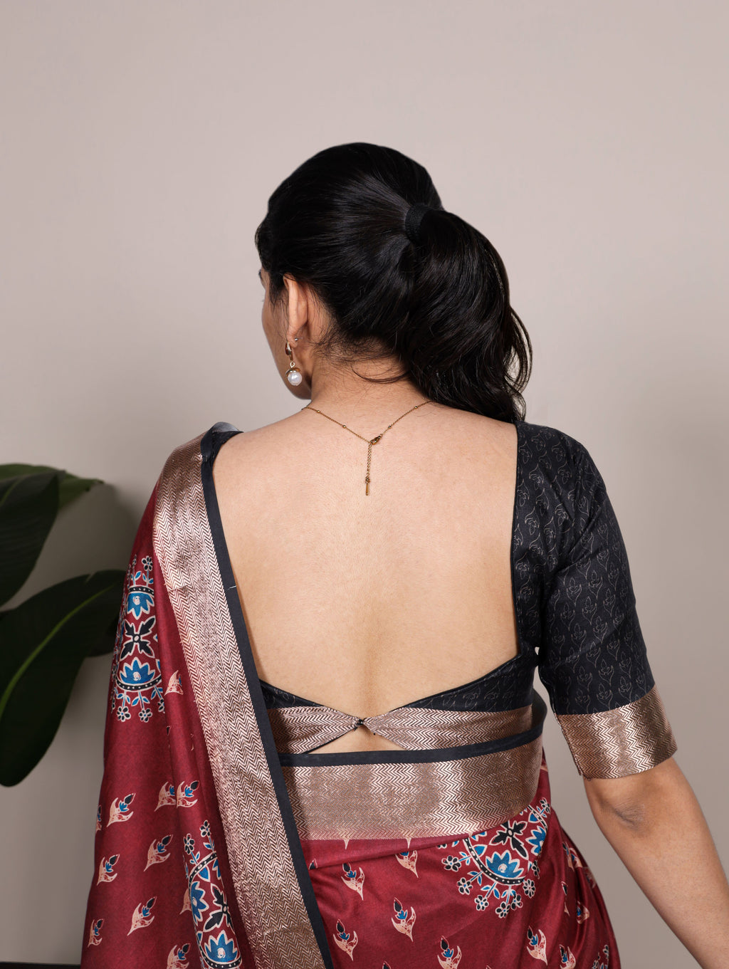 Tussar Silk Printed Saree