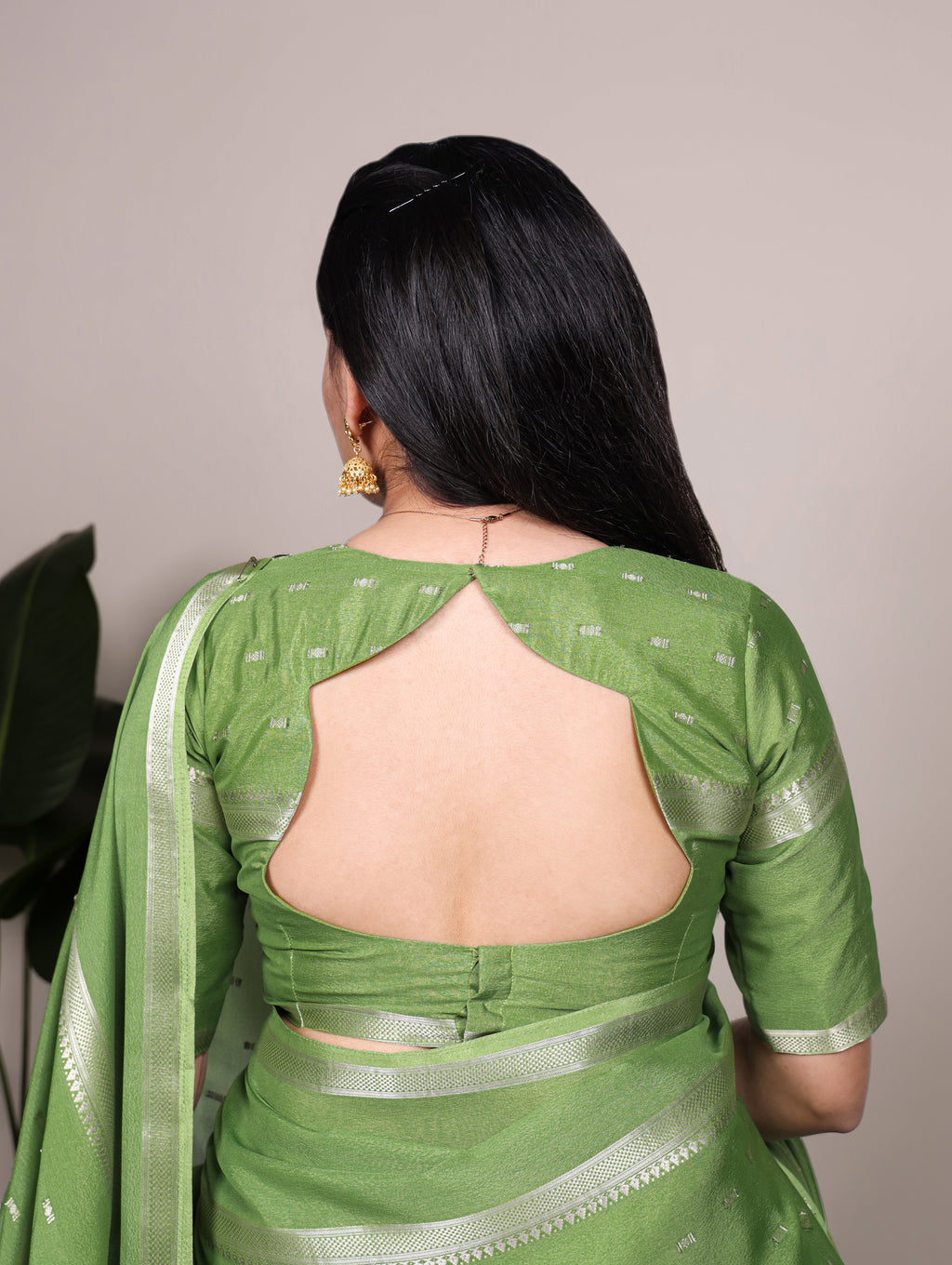 Crepe Zari Weaving Saree