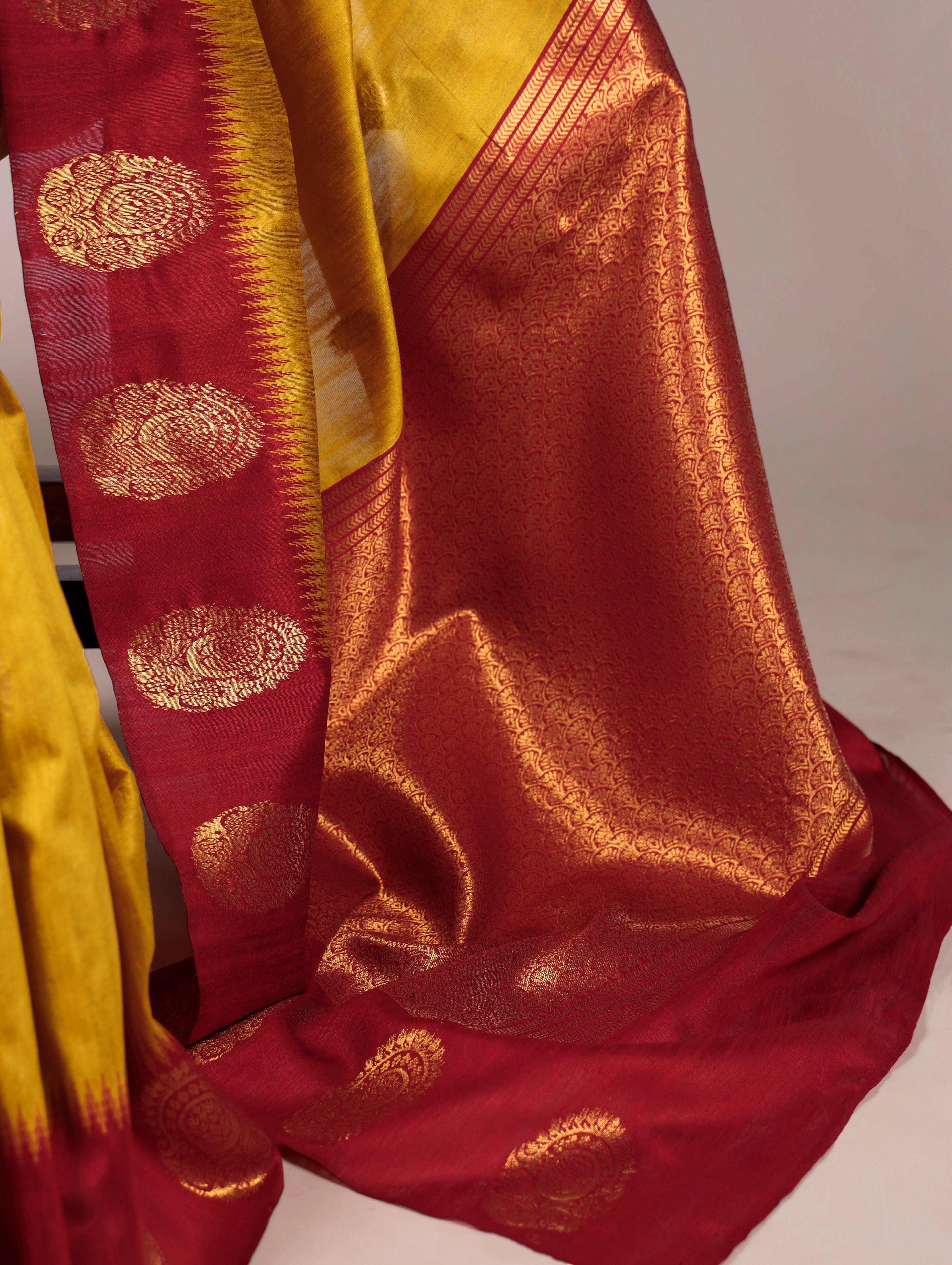 Cotton Zari Weaving Saree