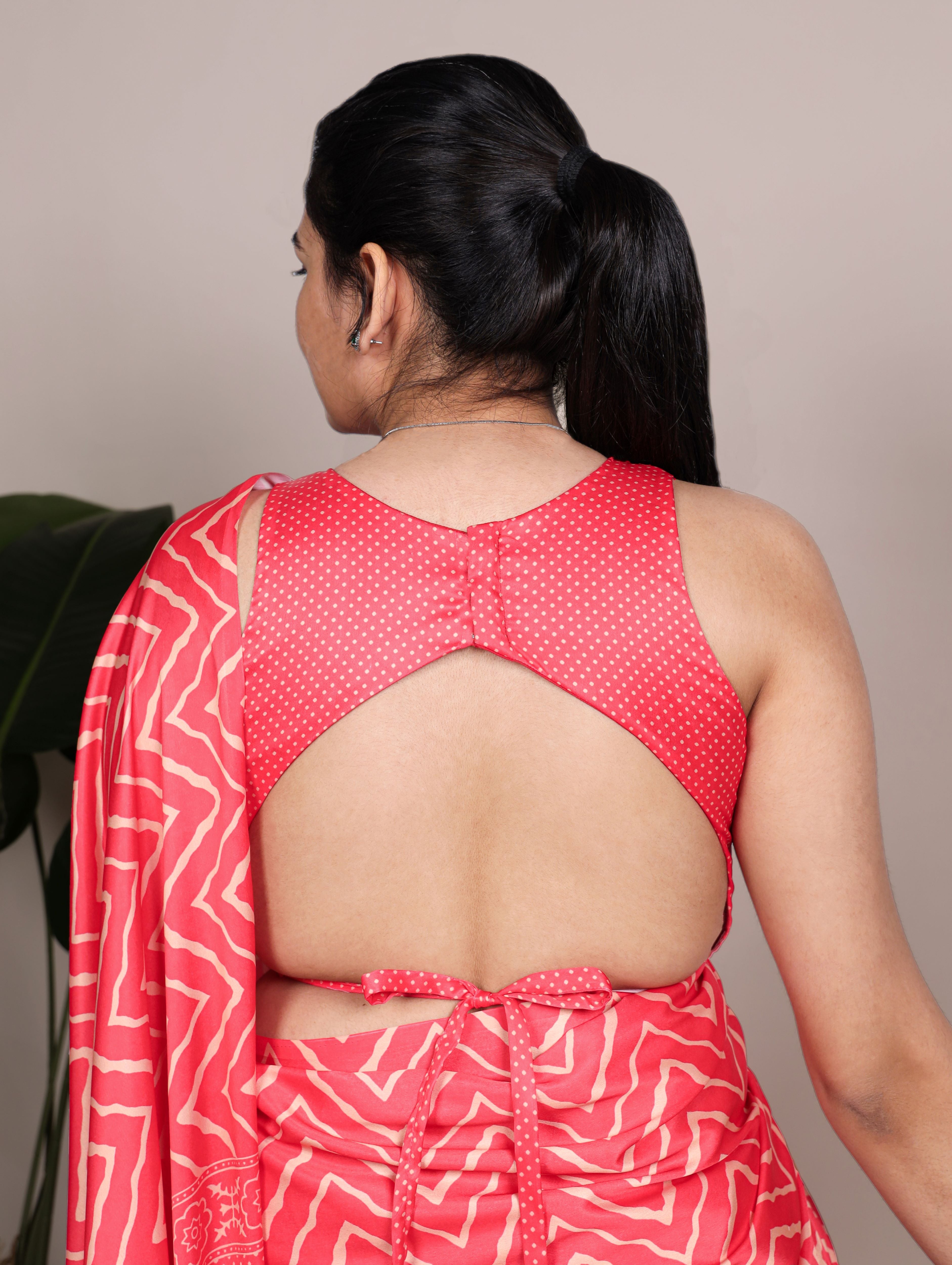 Satin Silk Printed Saree