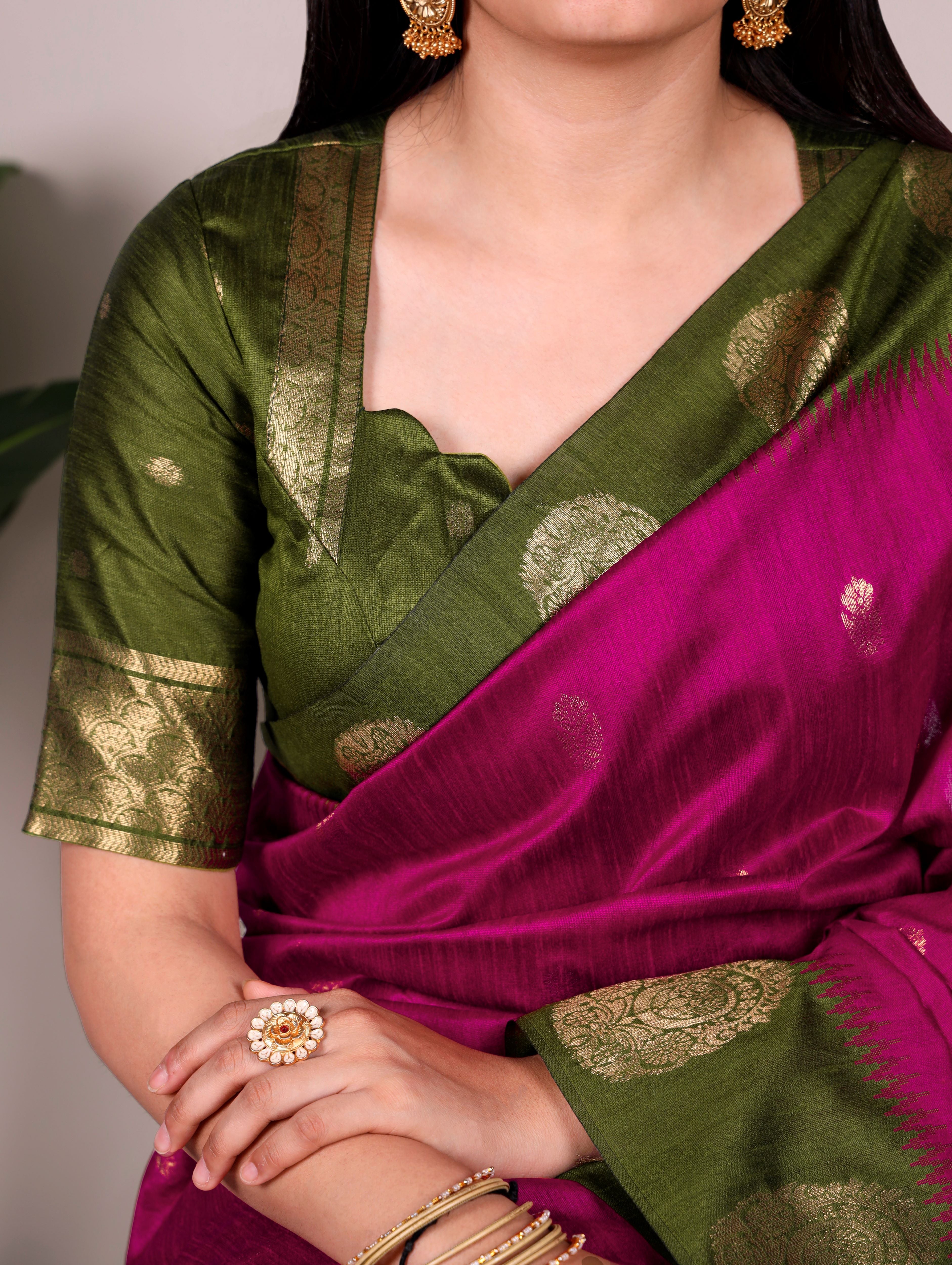 Cotton Zari Weaving Saree