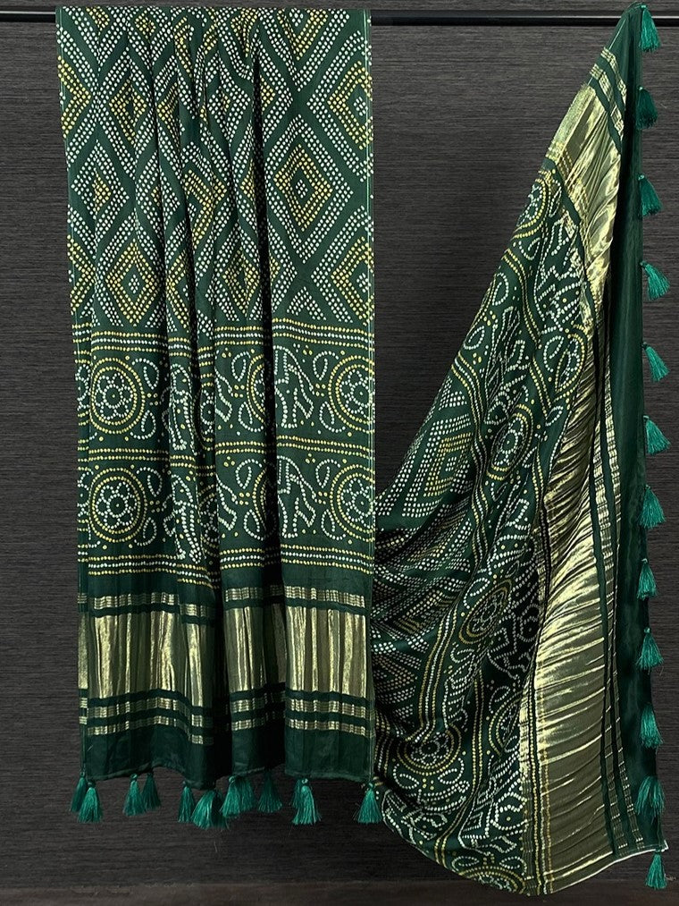 Gaji Silk Printed Dupatta For Women