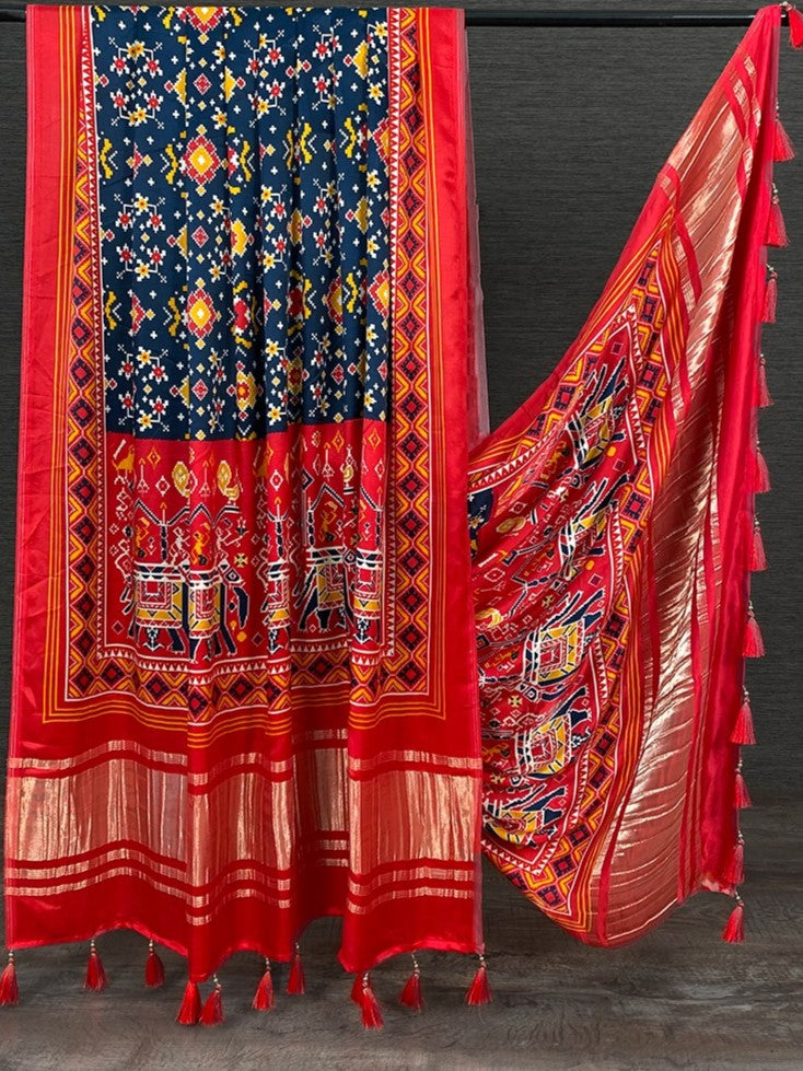 Gaji Silk Printed Dupatta For Women