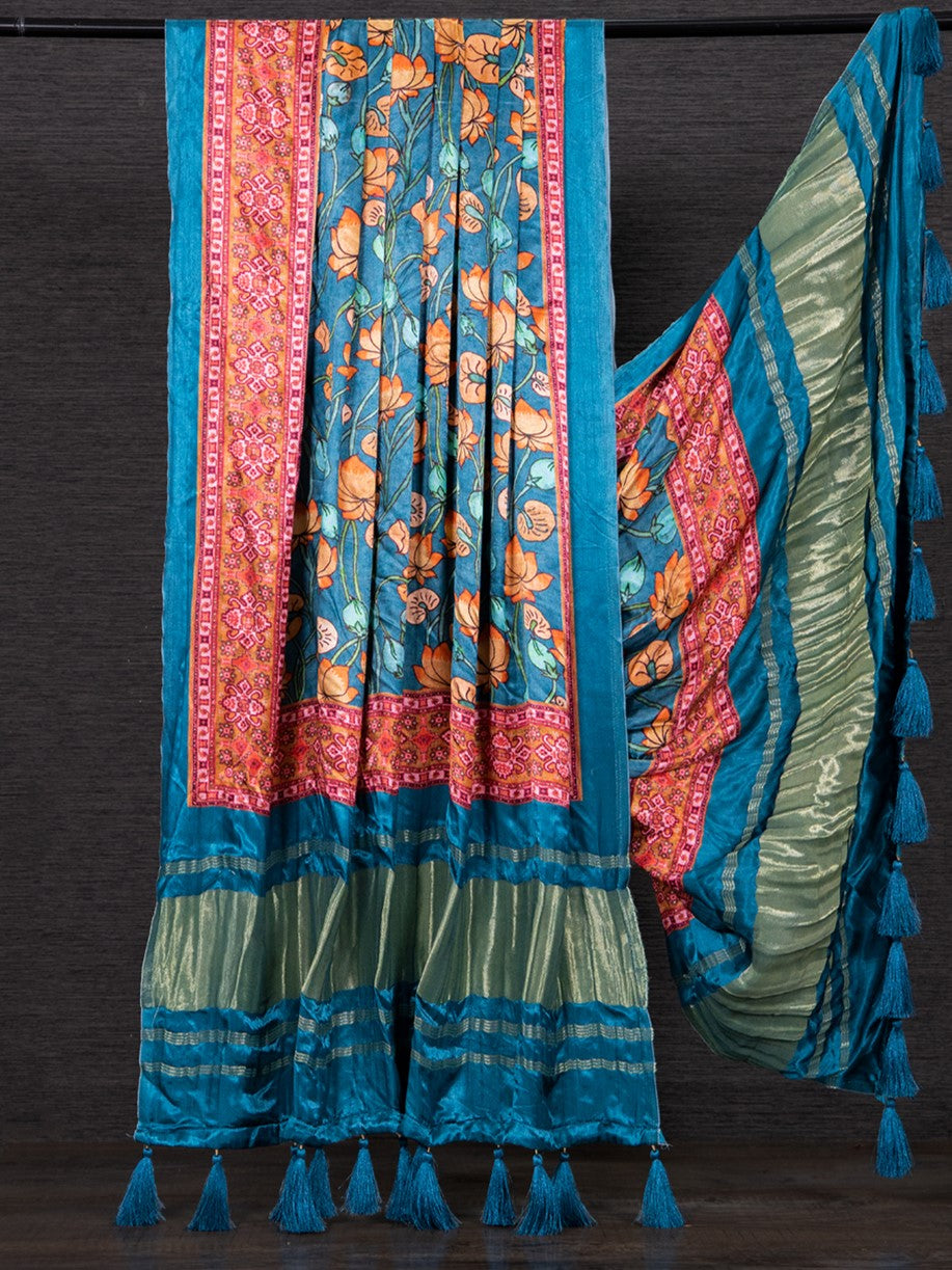 Gaji Silk Printed Dupatta For Women