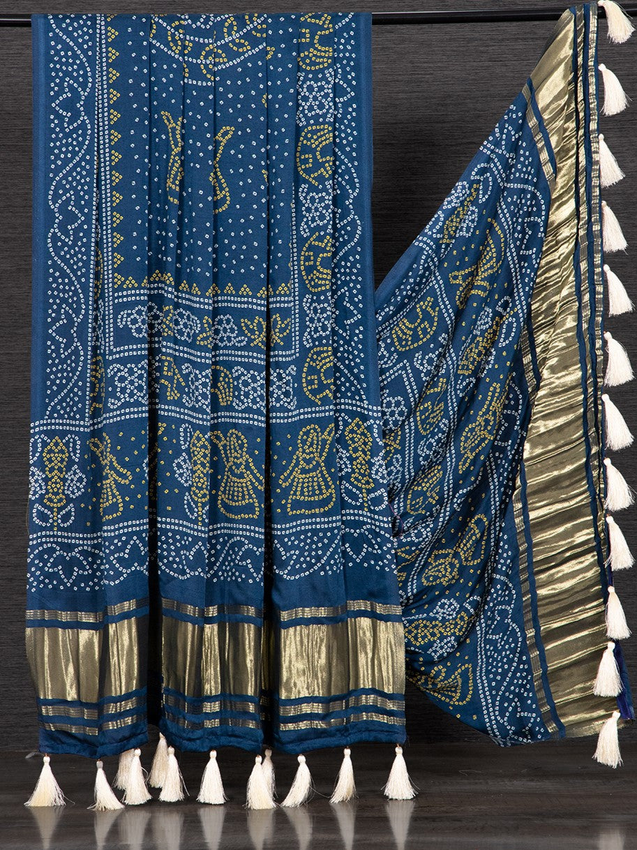 Gaji Silk Printed Dupatta For Women