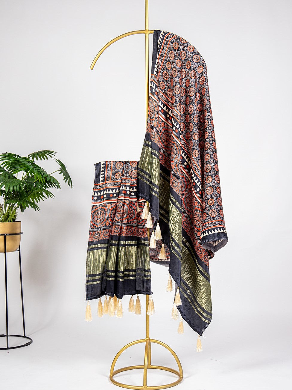 Pure Gaji Silk Digital Pinted Dupatta