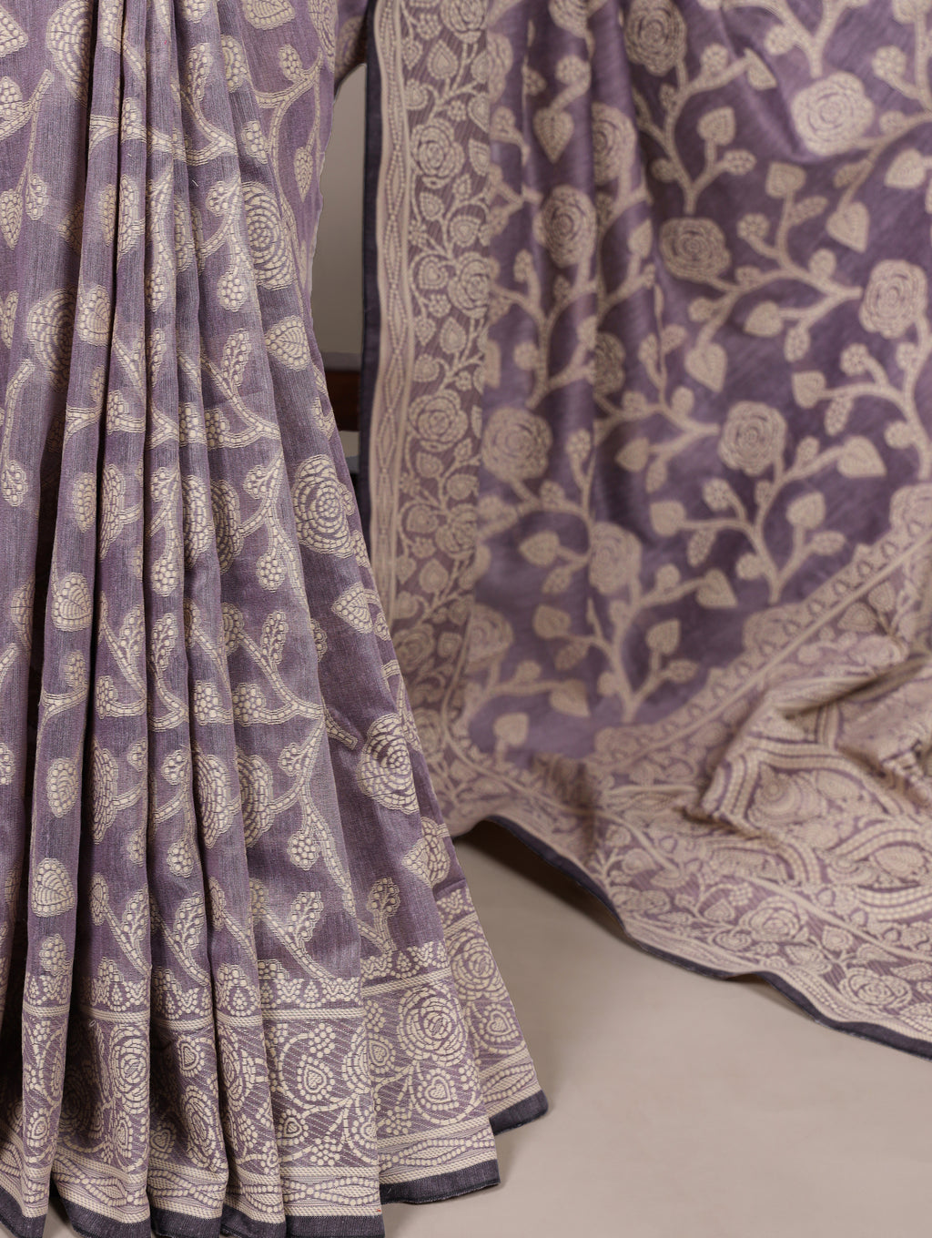 Cotton Silk Floral Printed Saree