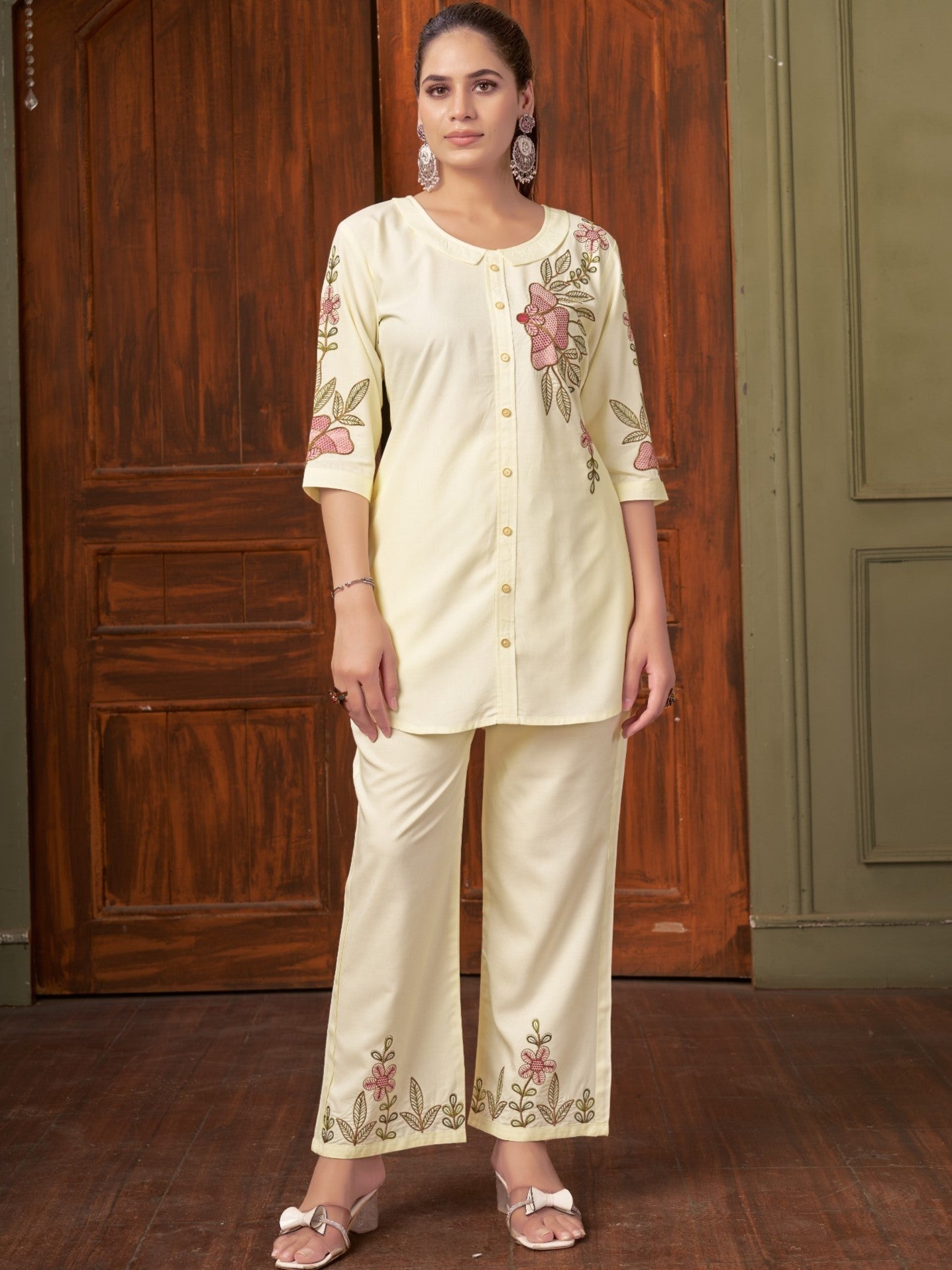 Rayon Co-ord Set For Women