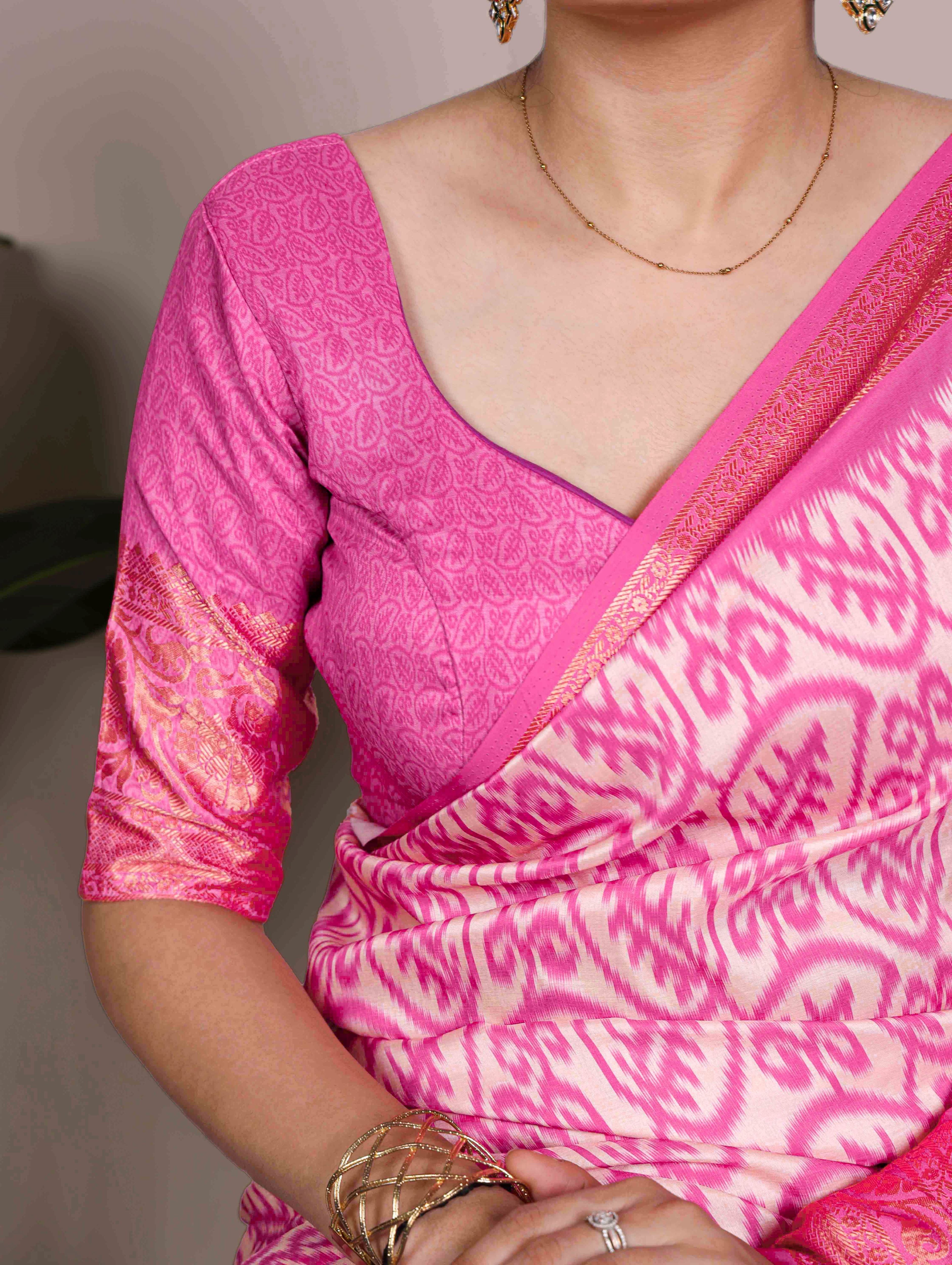 Tussar Silk Printed Saree