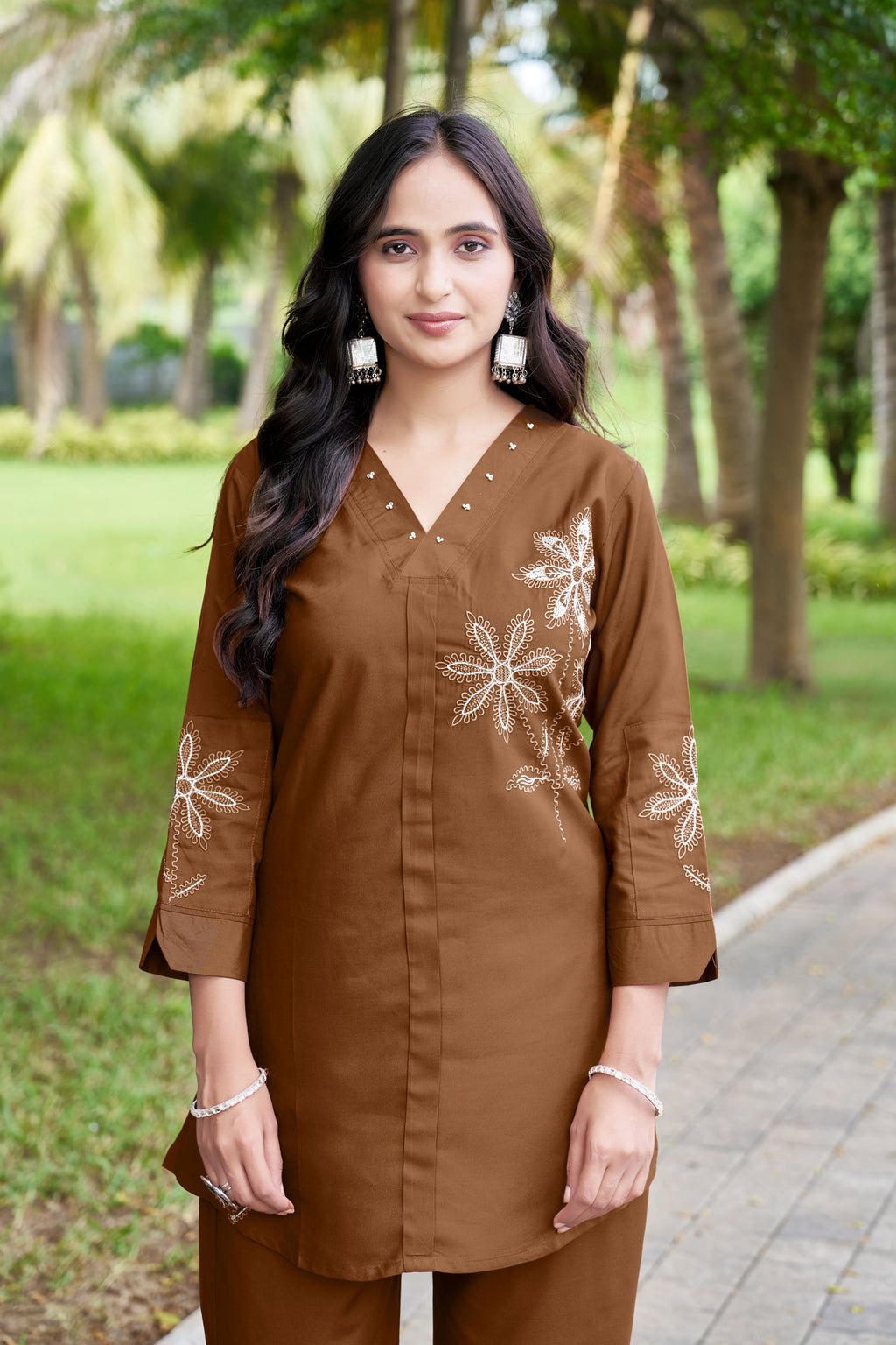 Rayon Co-ord Set For Women