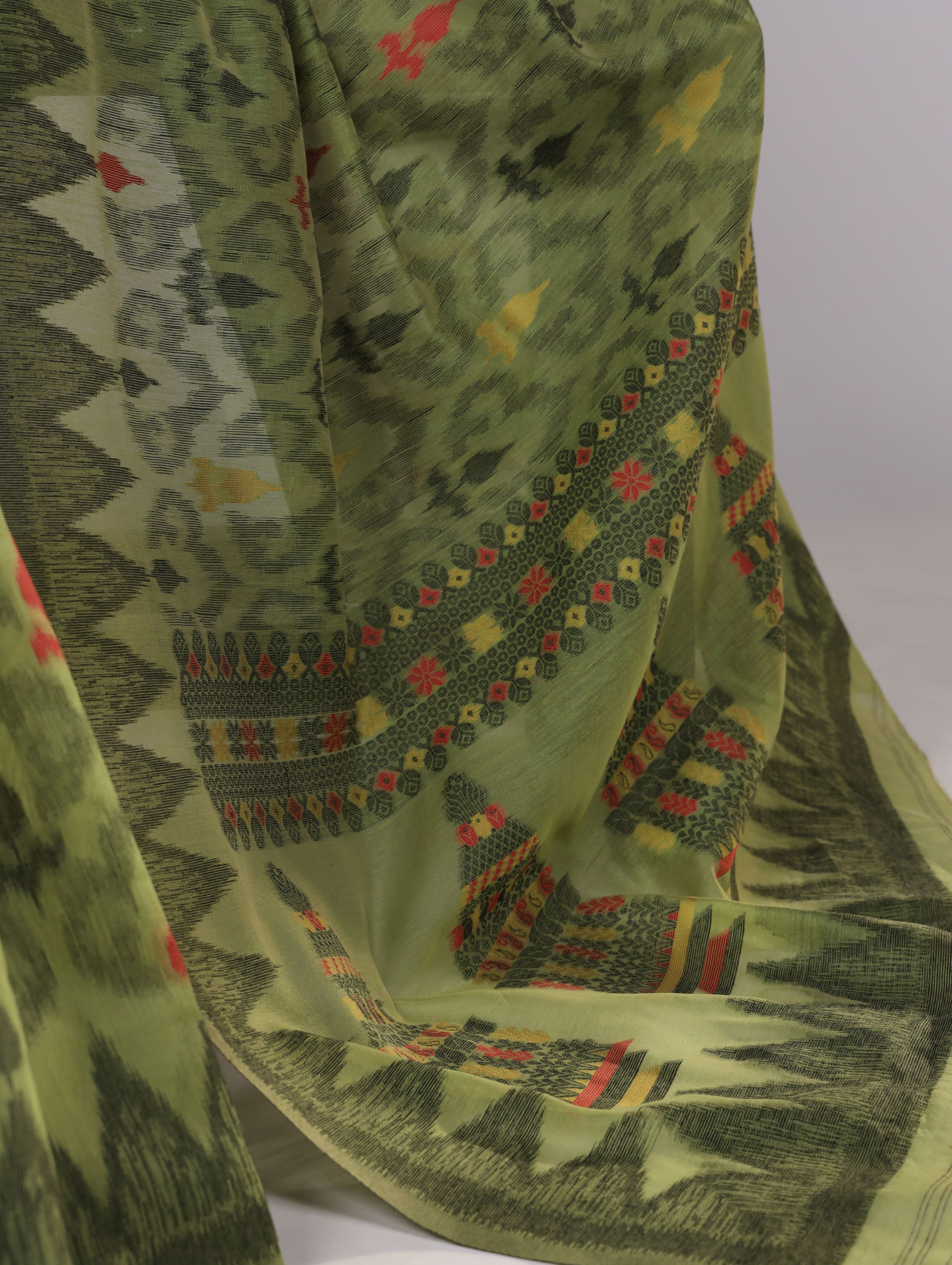 Cotton Thread Weaving Saree