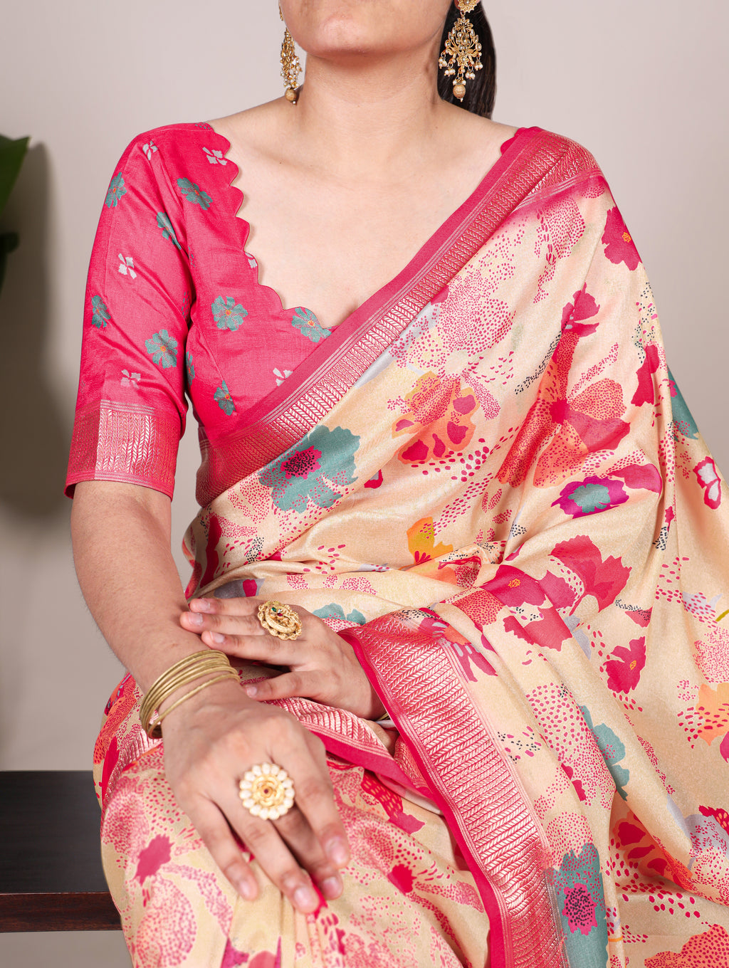 Tussar Silk Saree For Women