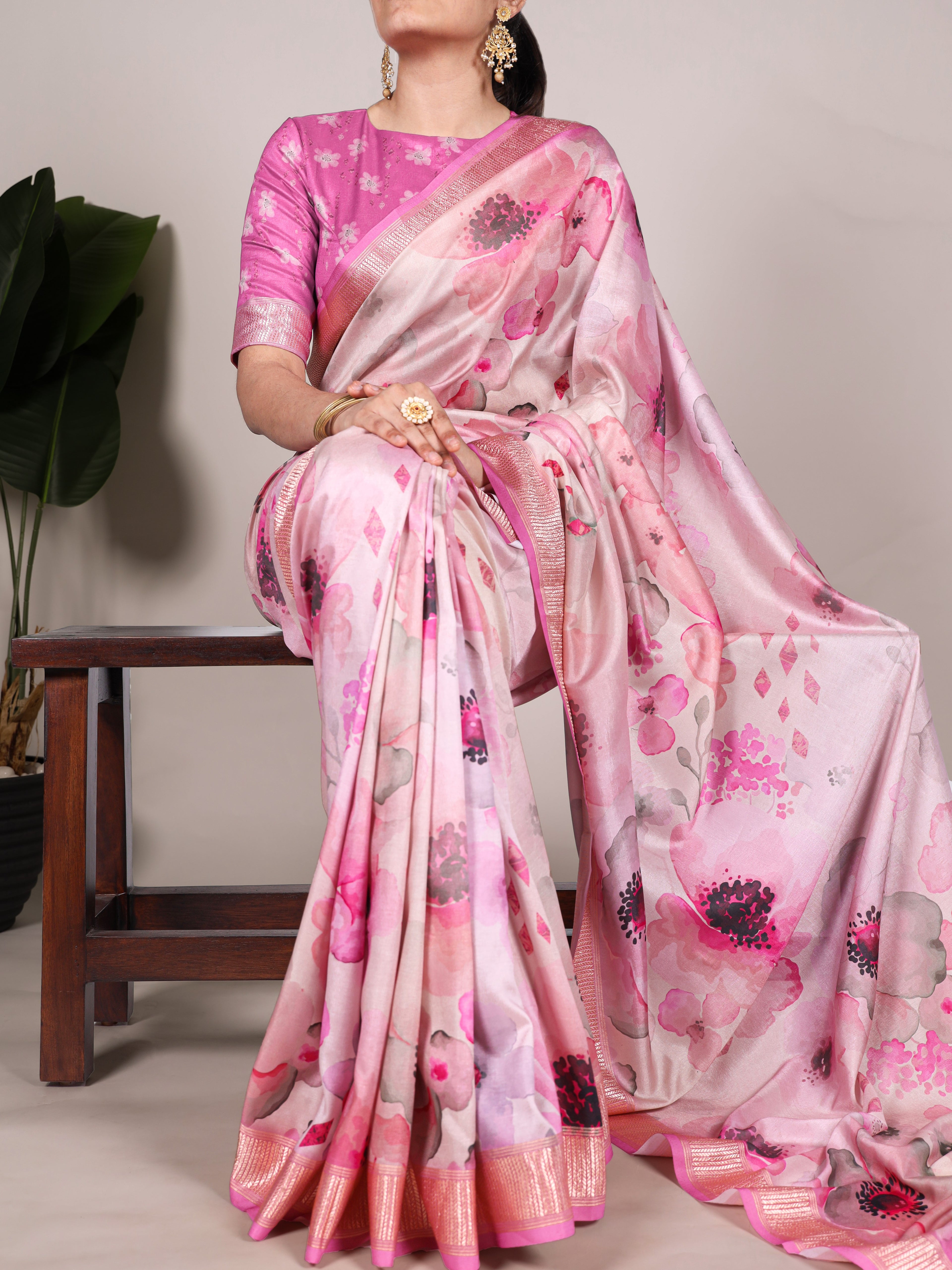 Tussar Silk Saree For Women