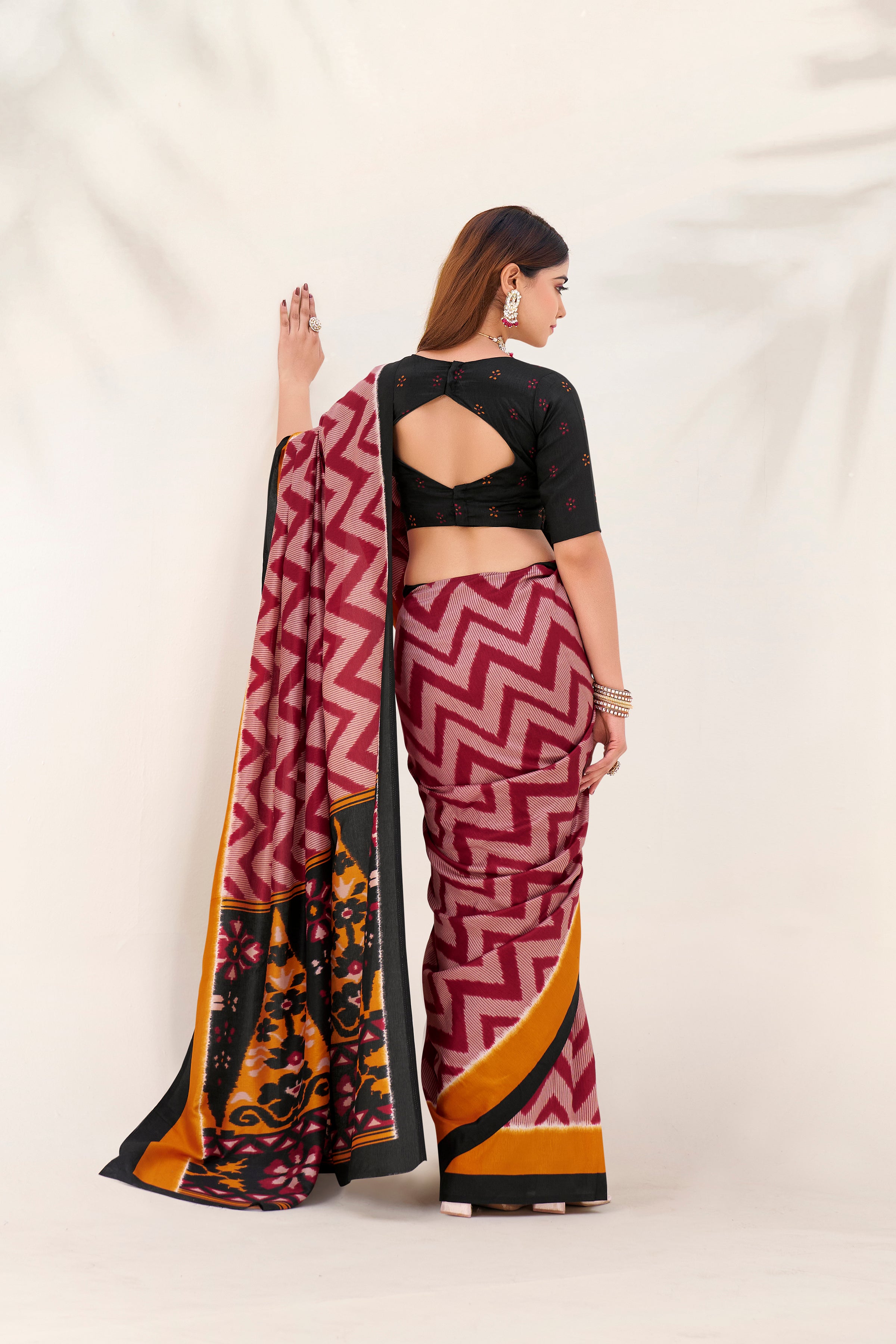 Tussar Silk Printed Saree