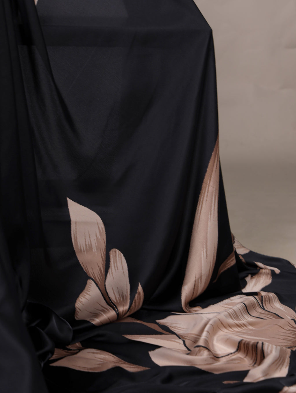 Satin Silk Floral Printed Saree