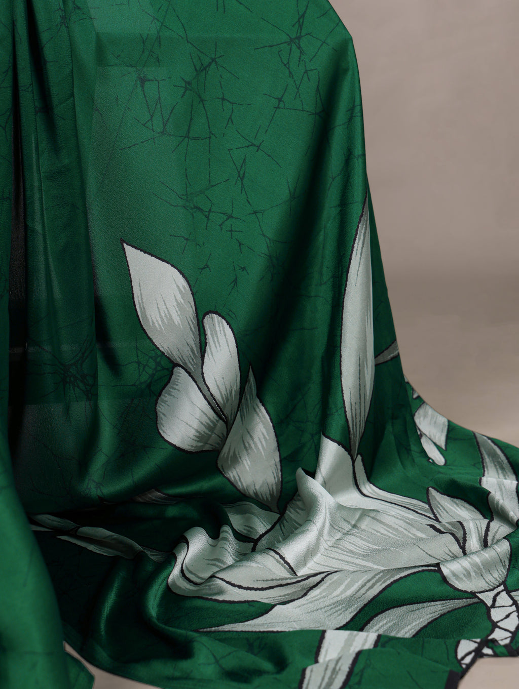 Satin Silk Floral Printed Saree