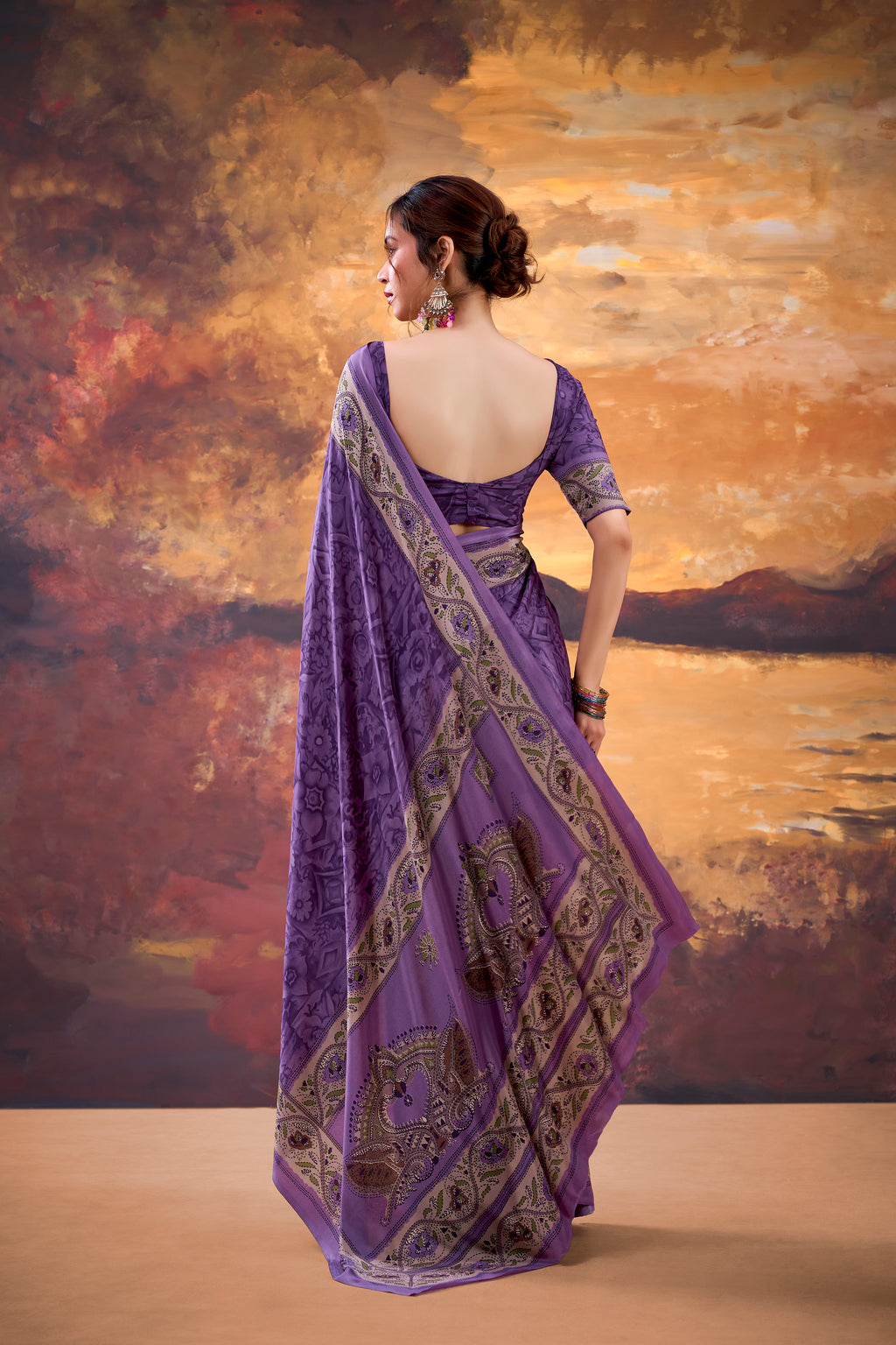 Crepe Printed Saree