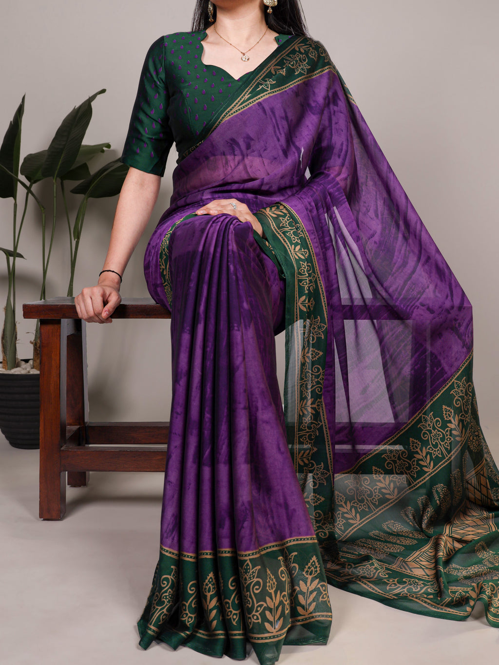 Rangoli Silk Printed Saree For Women