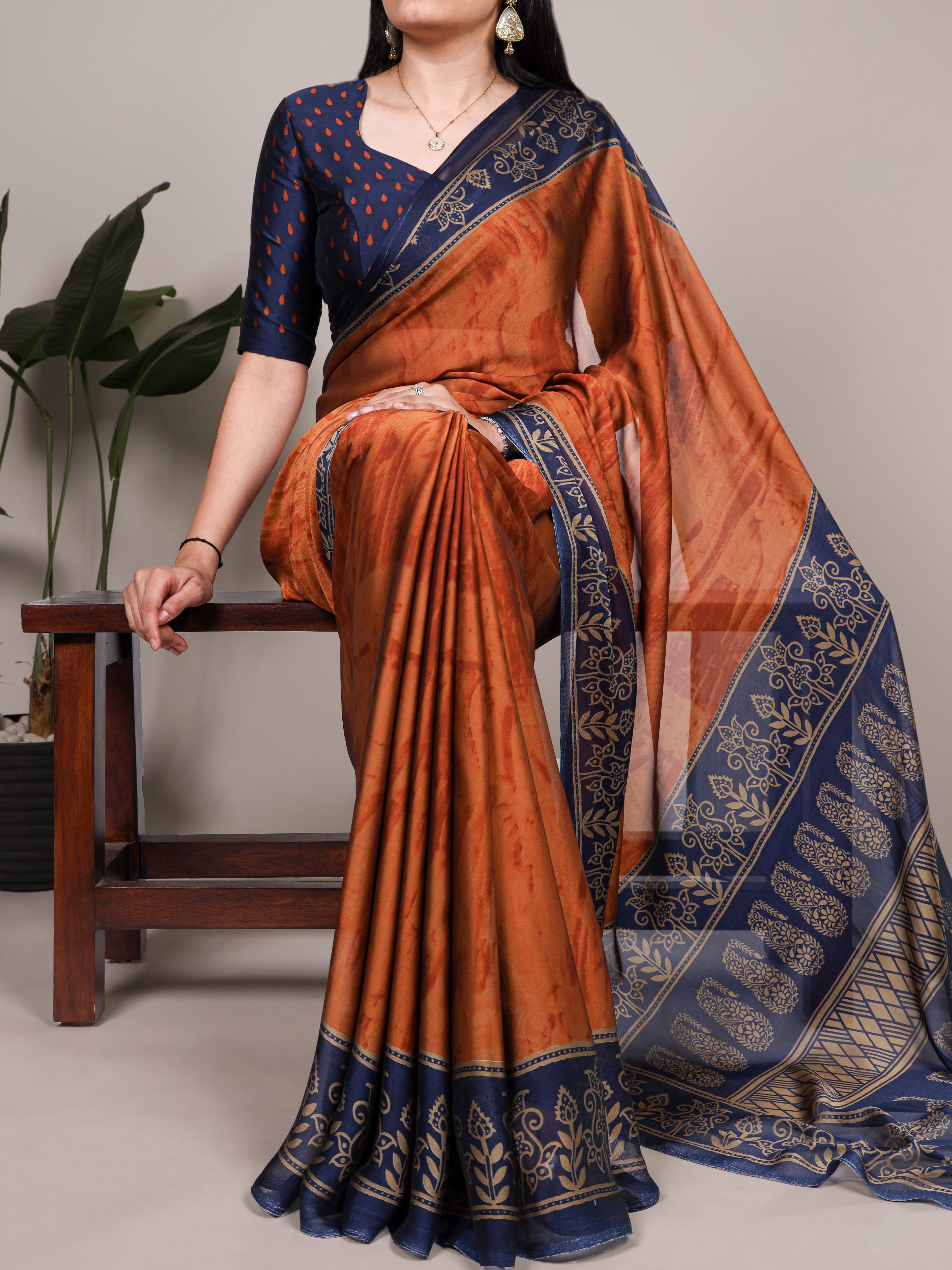 Rangoli Silk Printed Saree For Women