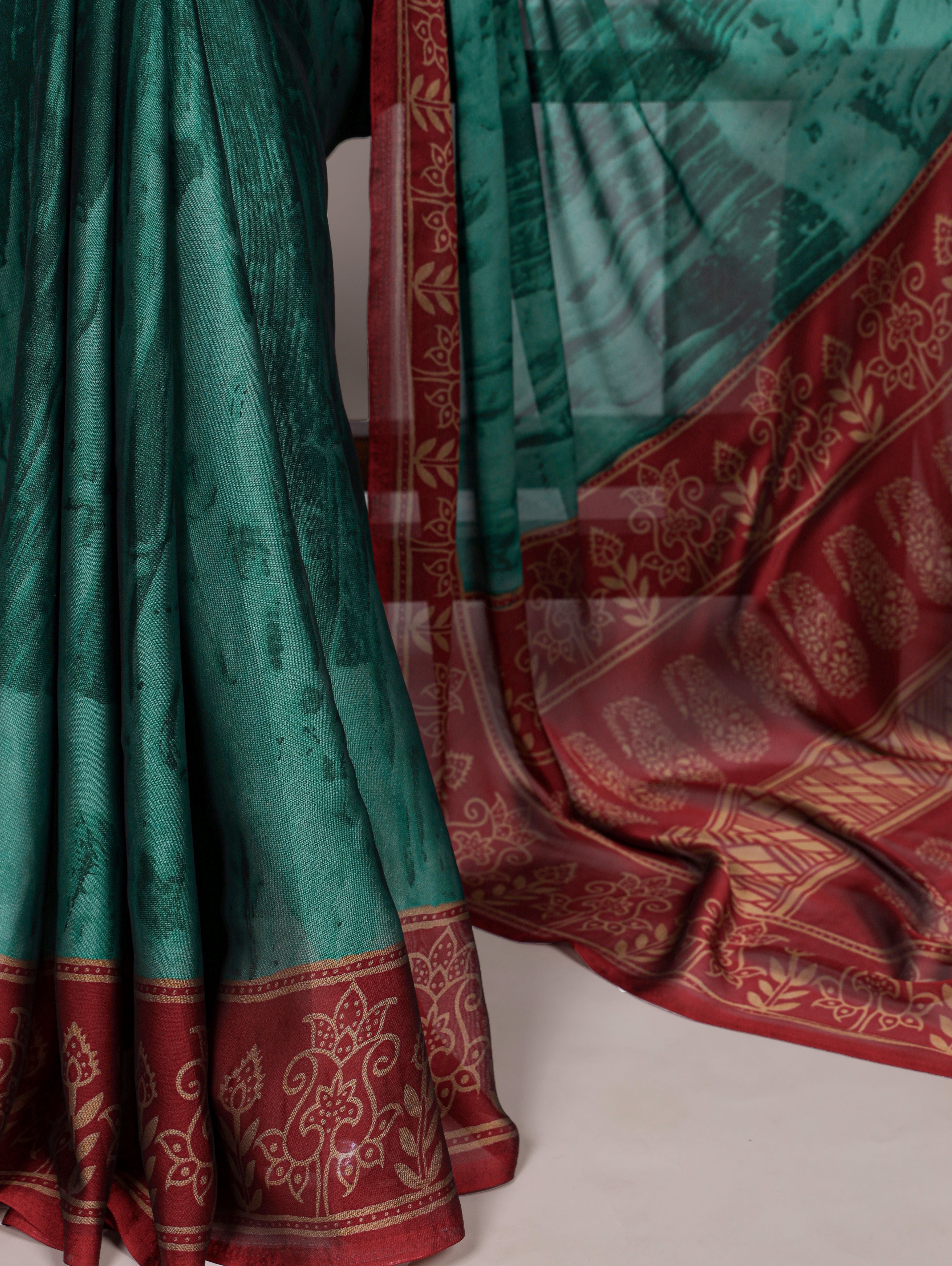 Rangoli Silk Printed Saree For Women