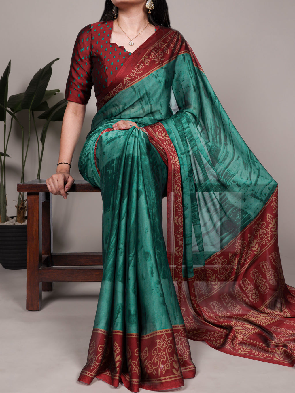 Rangoli Silk Printed Saree For Women