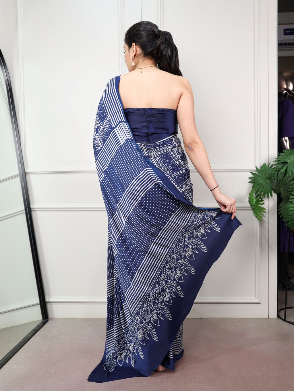 Satin Silk Printed Saree