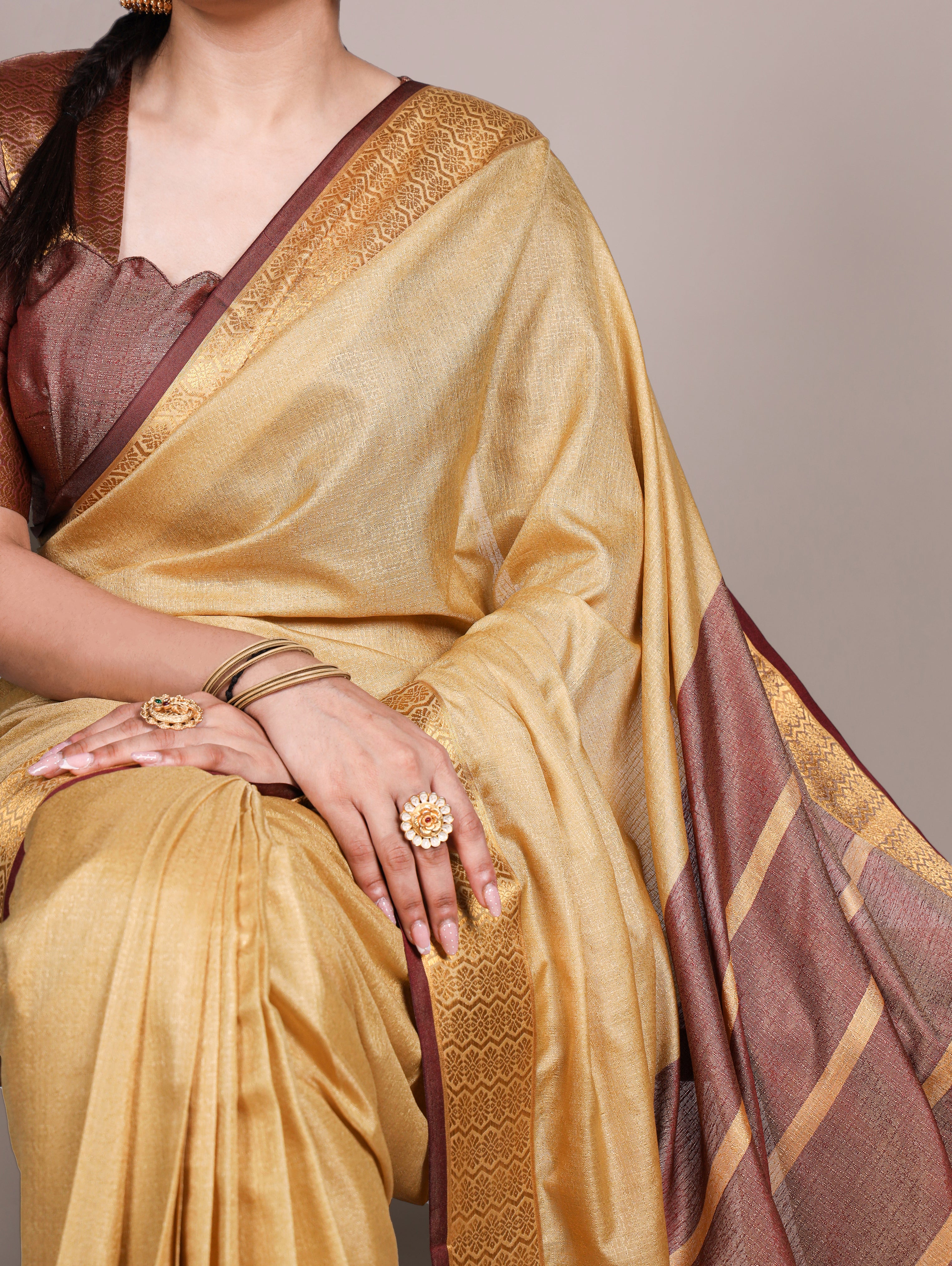 Poly Cotton Saree For Women