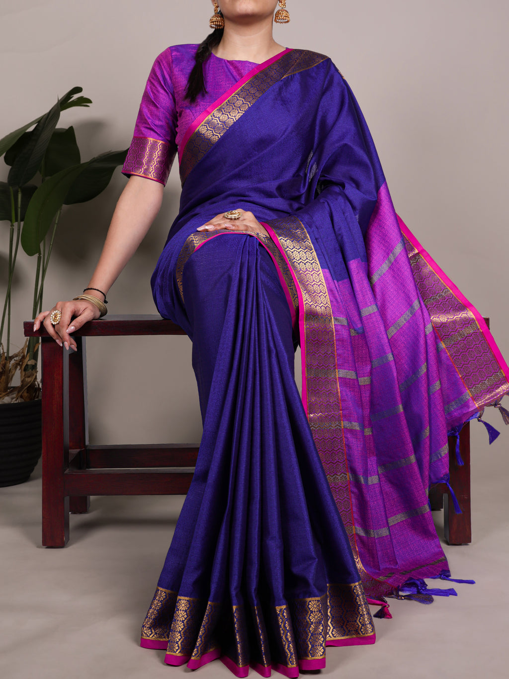 Poly Cotton Saree For Women