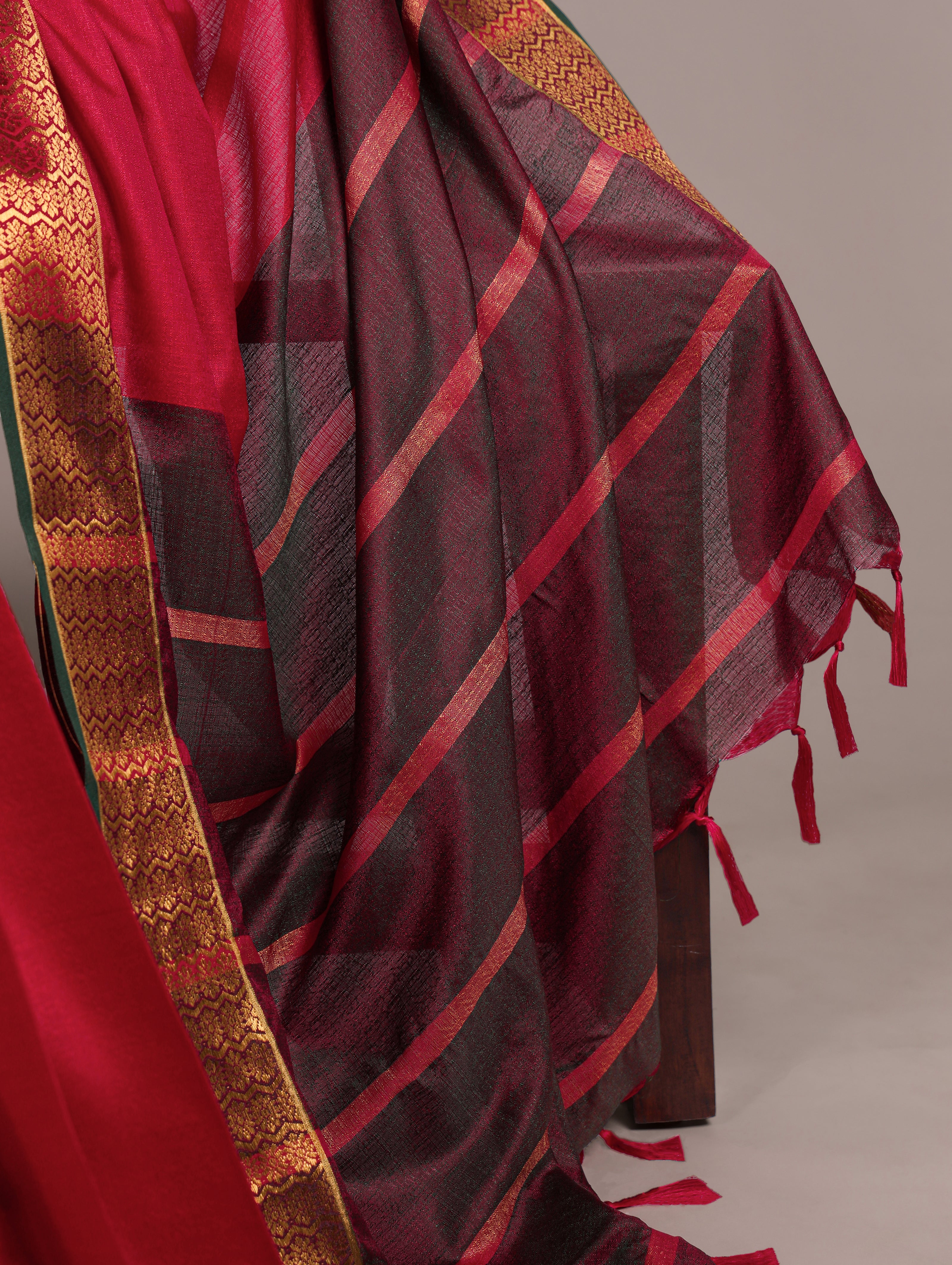 Poly Cotton Saree For Women
