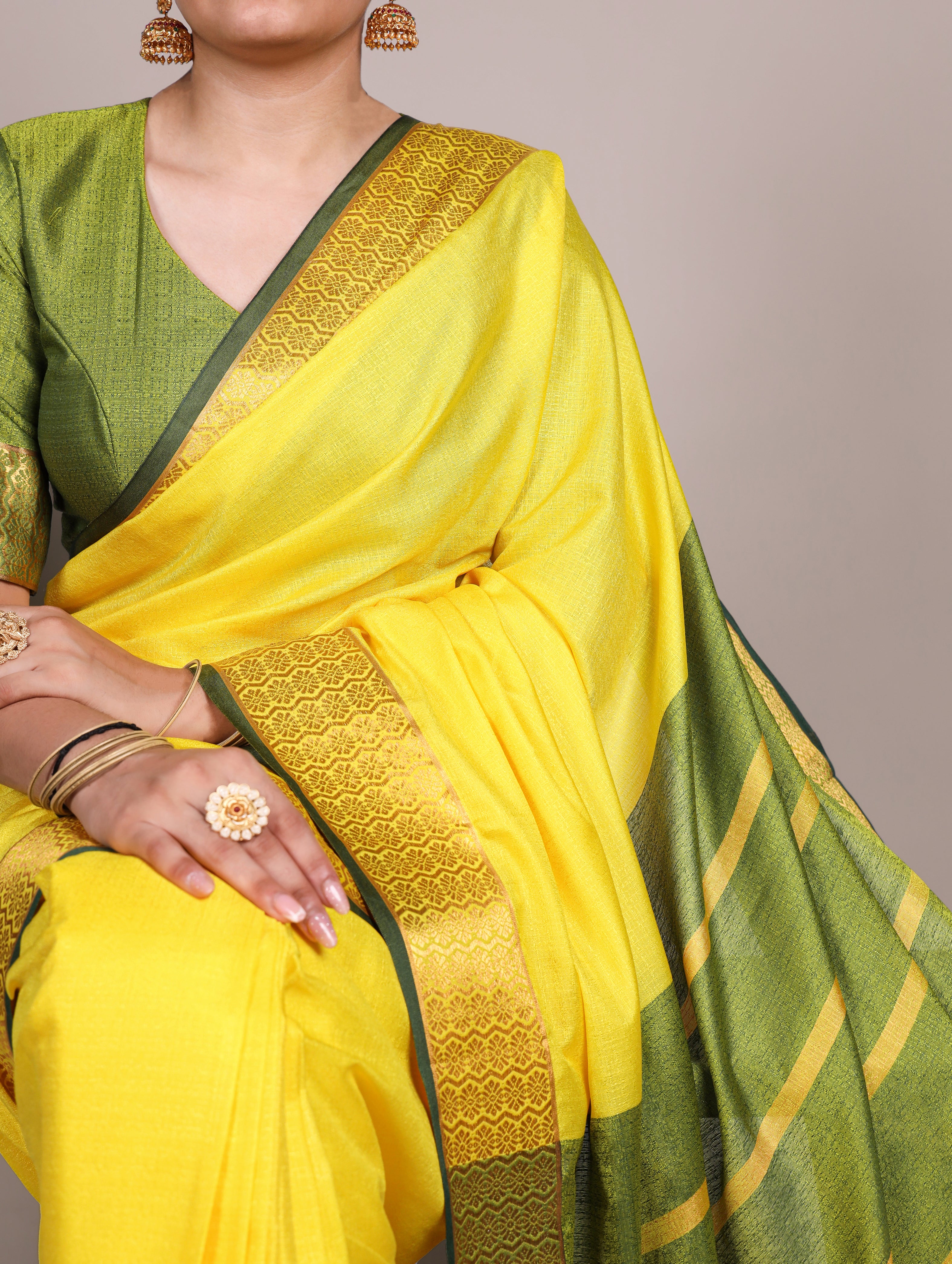 Poly Cotton Saree For Women