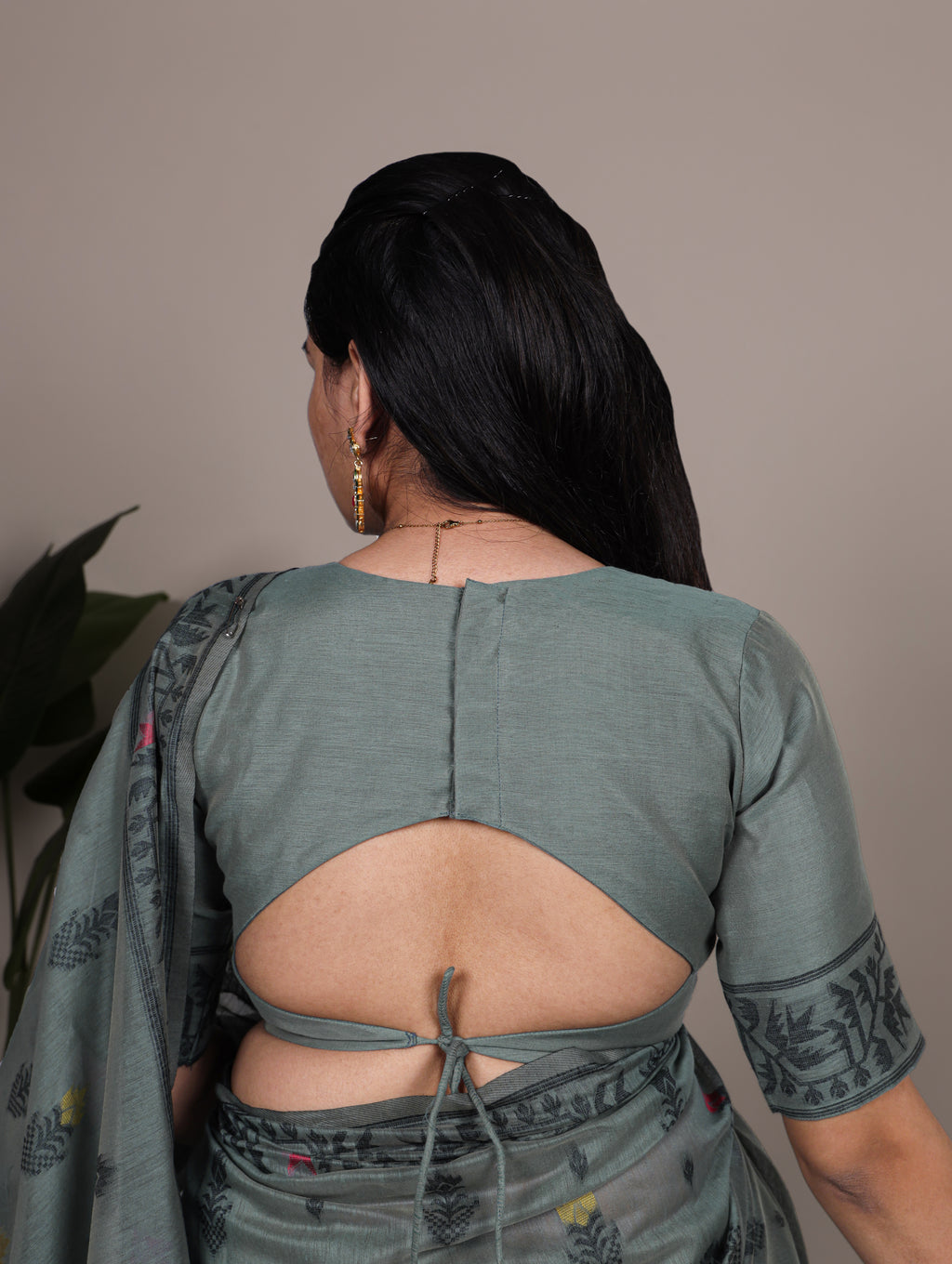 Cotton Thread Weaving Saree For Women