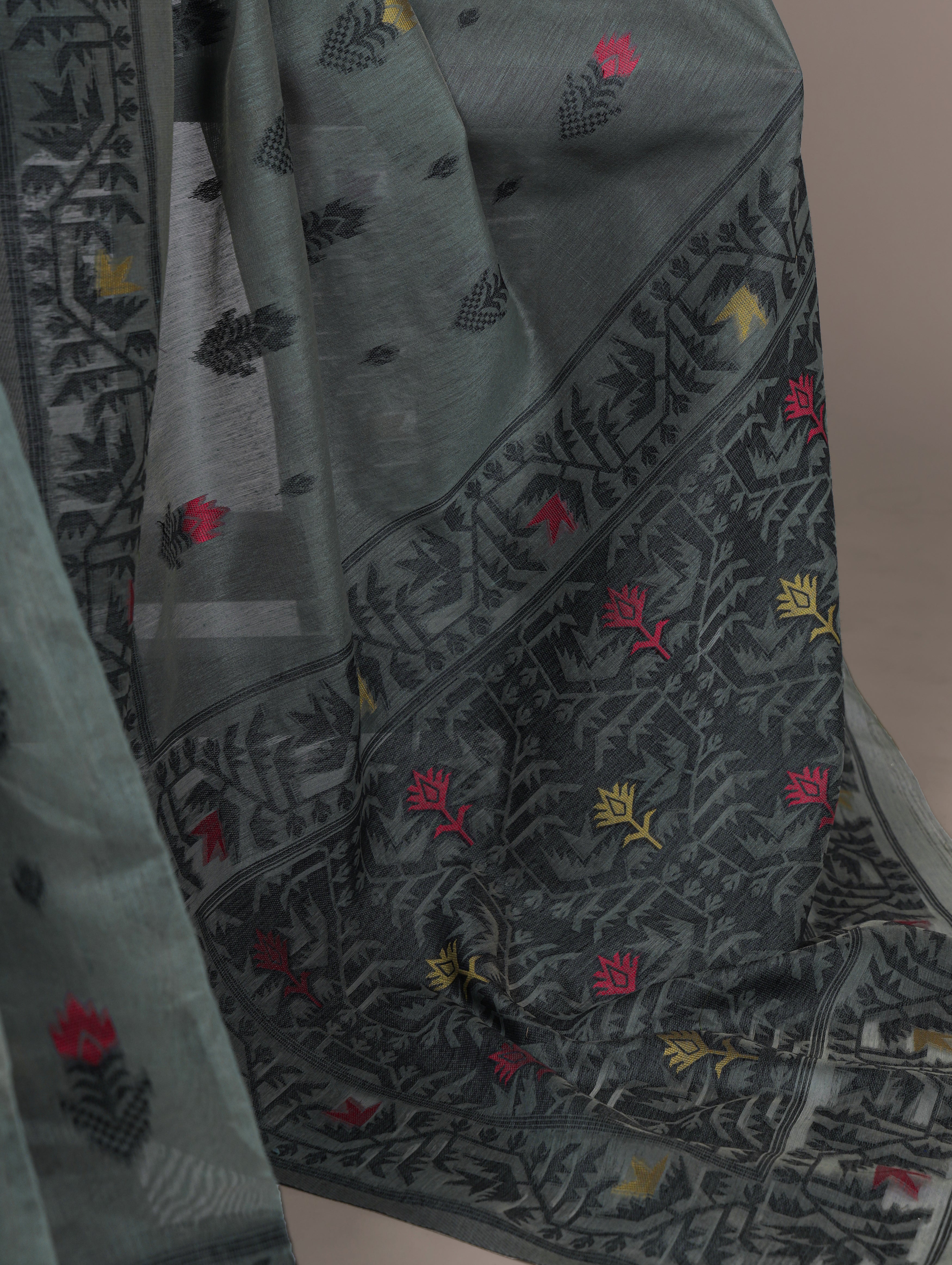 Cotton Thread Weaving Saree For Women