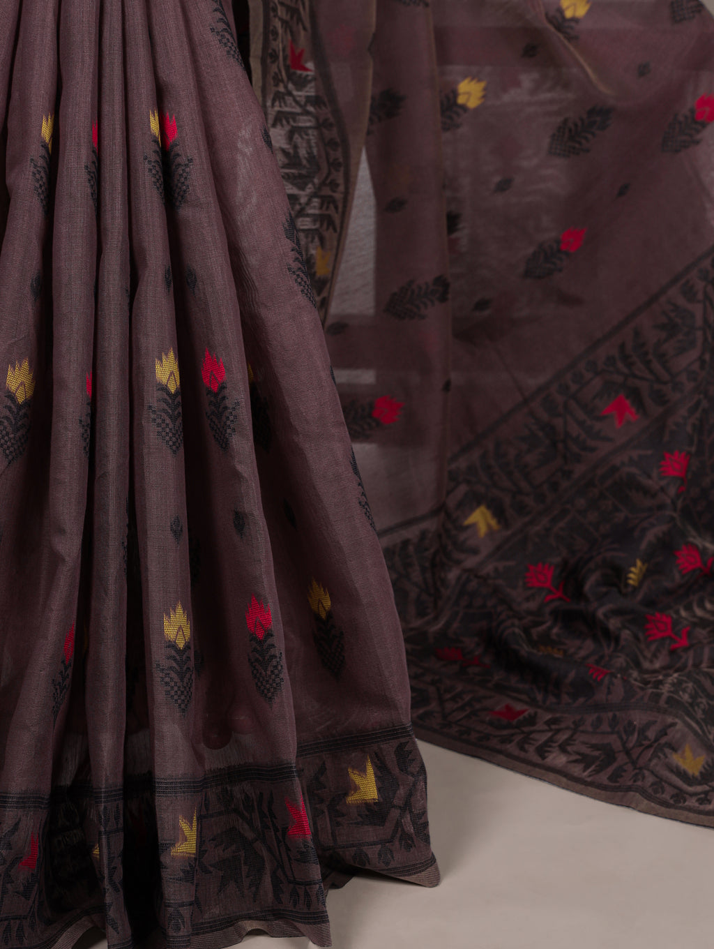 Cotton Thread Weaving Saree For Women