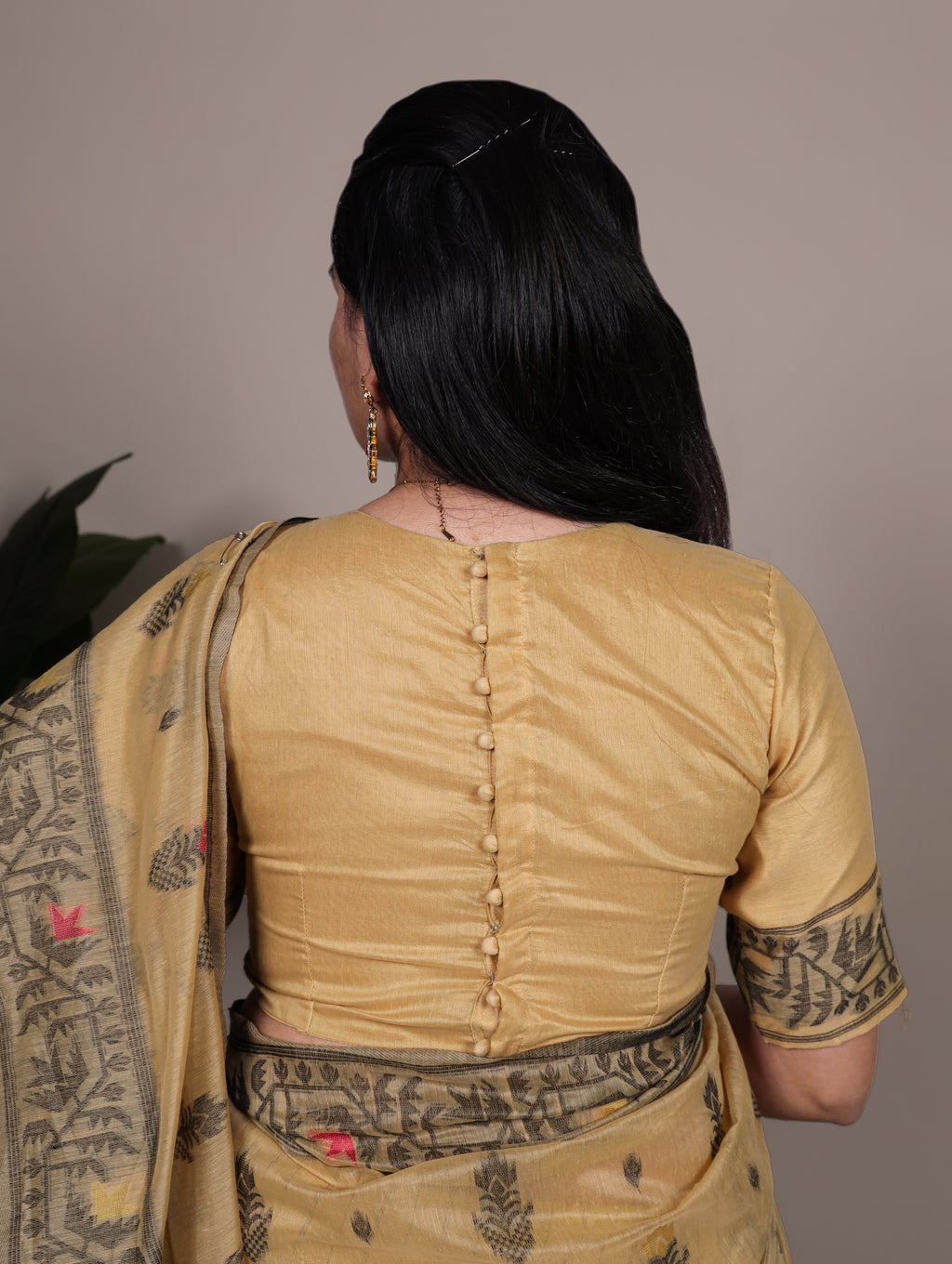 Cotton Thread Weaving Saree For Women