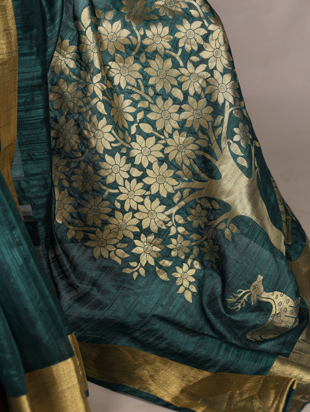 Raw Silk Zari Weaving Saree